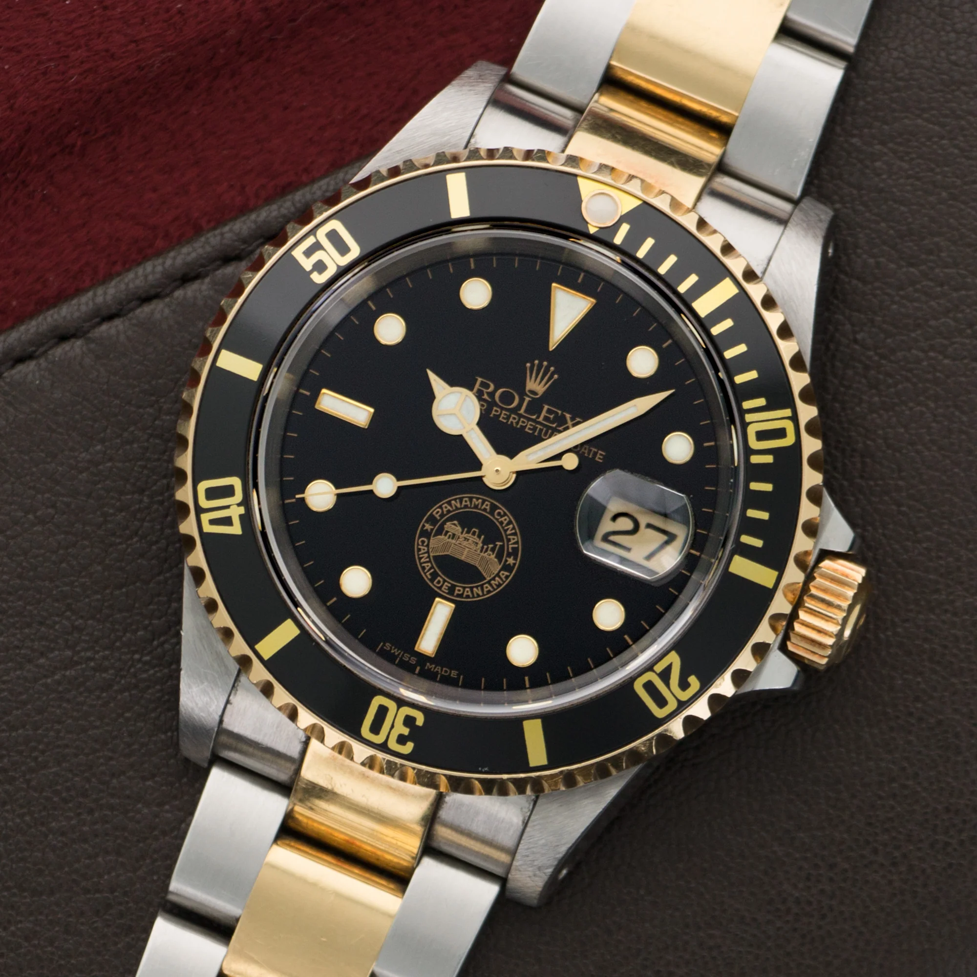 Rolex Two-Tone Submariner Panama Canal Watch Ref. 16613 - Image 2