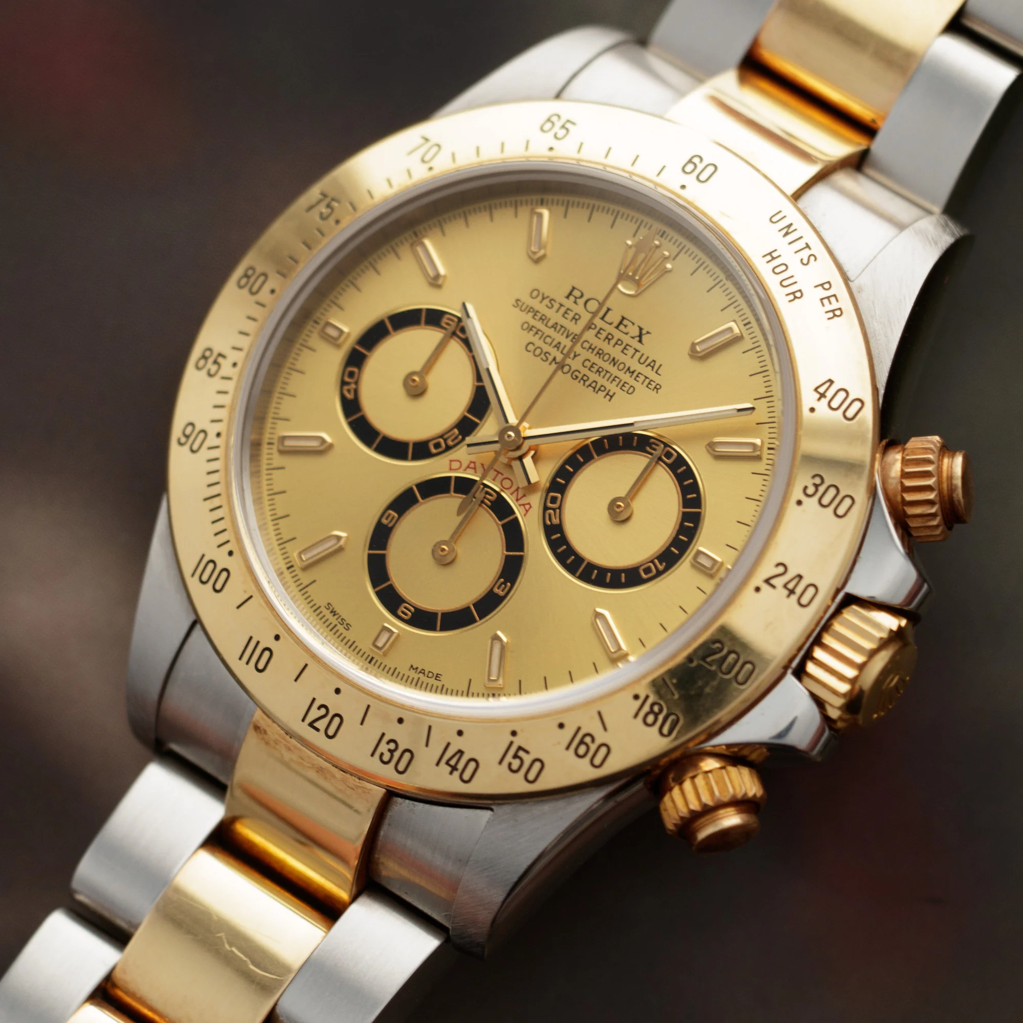 Rolex Two-Tone Zenith Daytona Ref. 16523 with Champagne Dial - Image 2