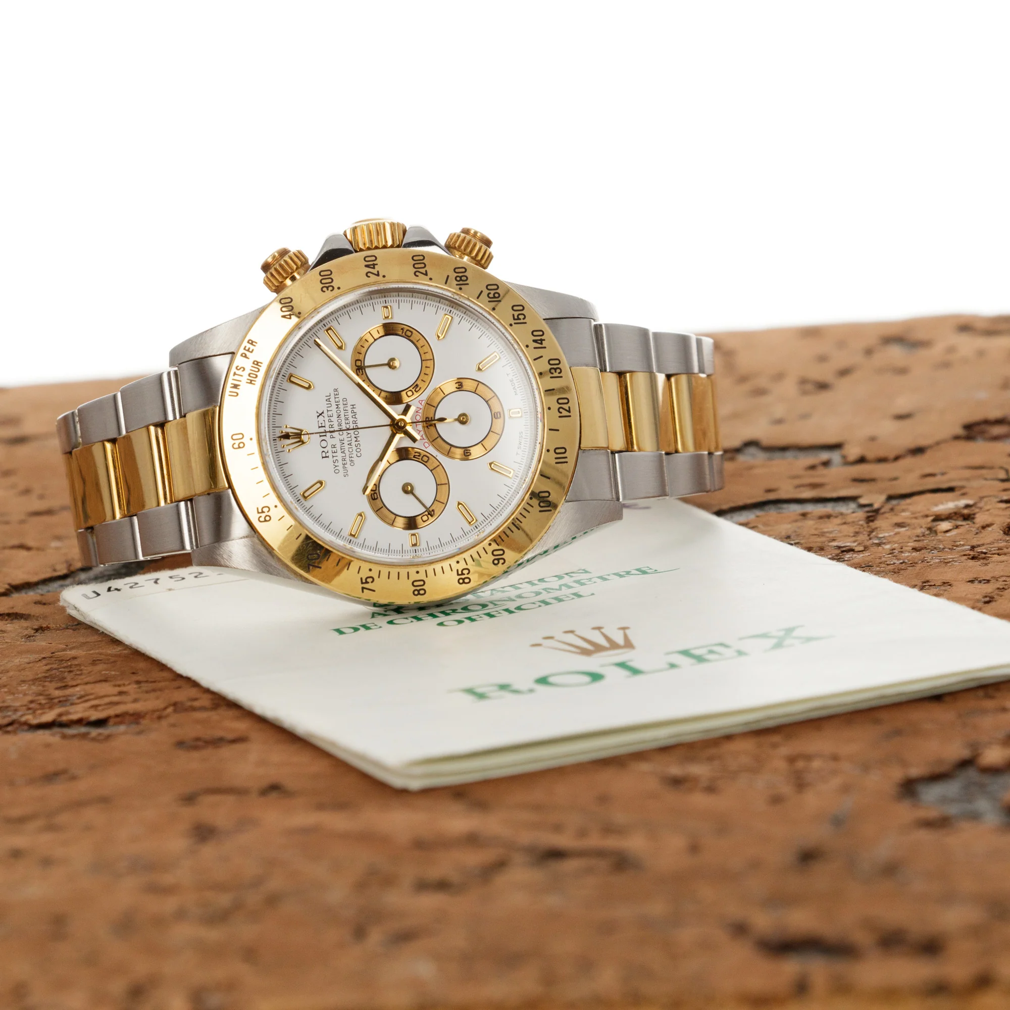 Rolex Two-Tone Zenith Daytona Ref. 16523 with Original Warranty - Image 4