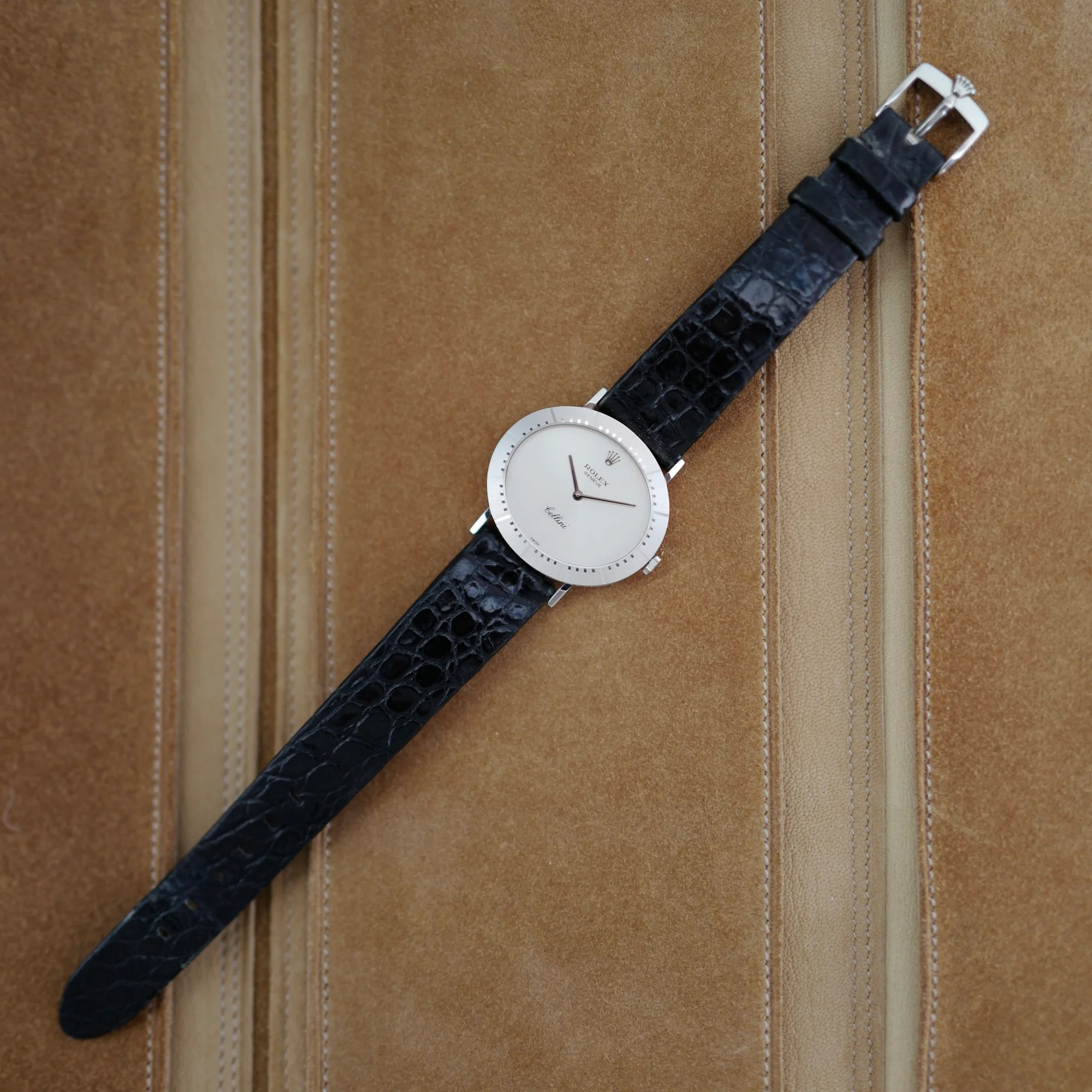 Rolex White Gold Cellini Ref. 4083 - Image 8