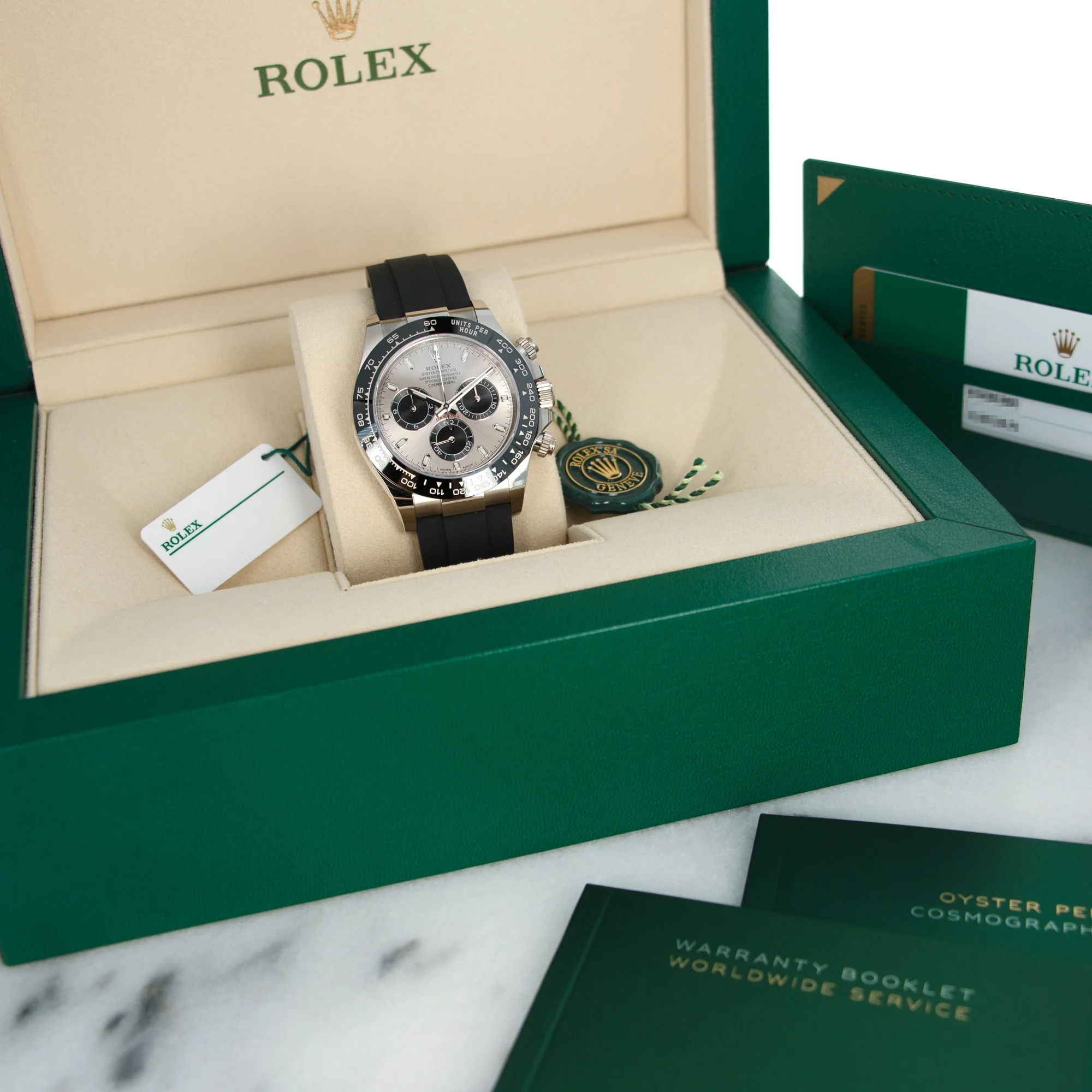 Rolex White Gold Cosmograph Daytona Ceramic Watch Ref. 116519 - Image 7