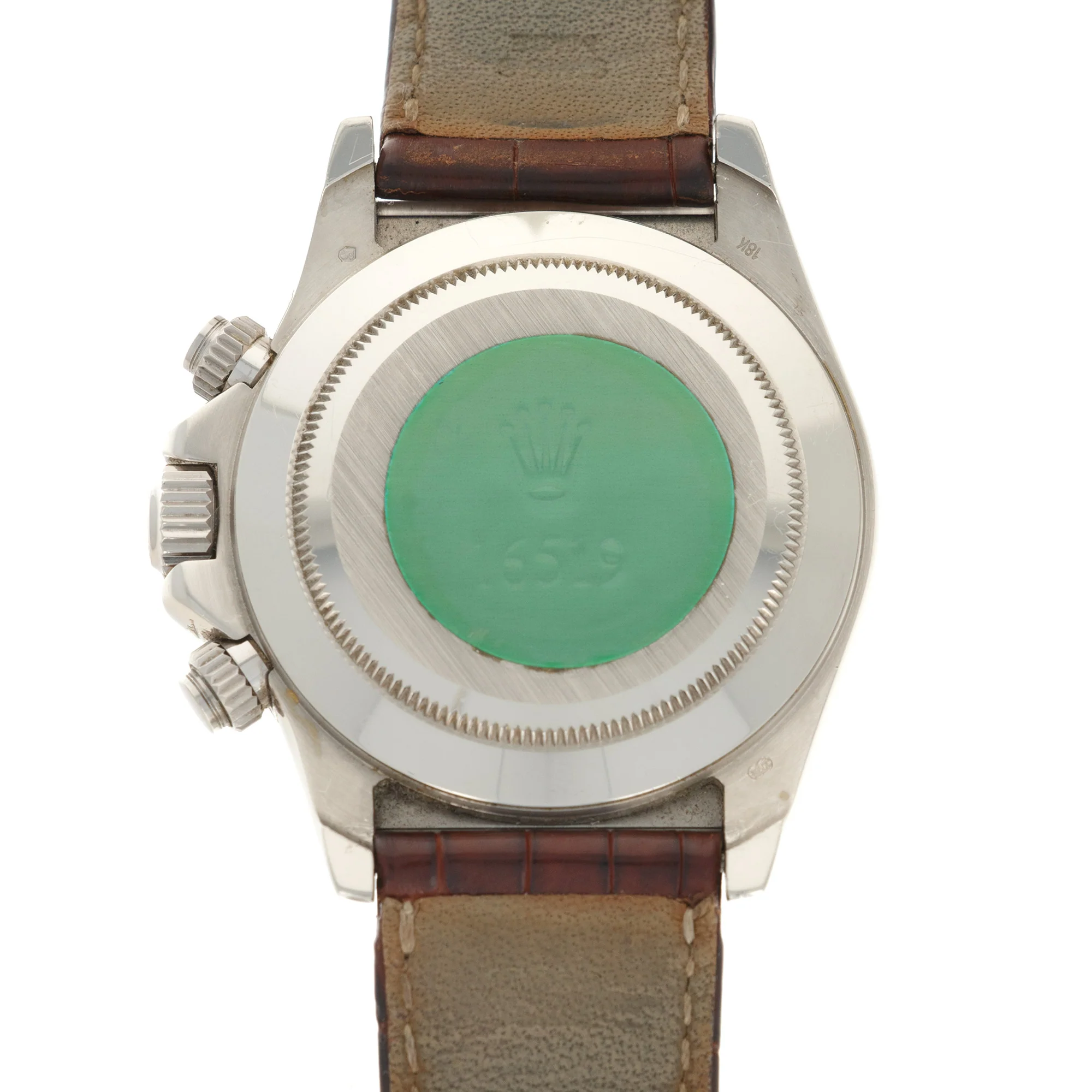 Rolex White Gold Cosmograph Daytona Mother of Pearl Zenith Watch Ref. 16519 - Image 4