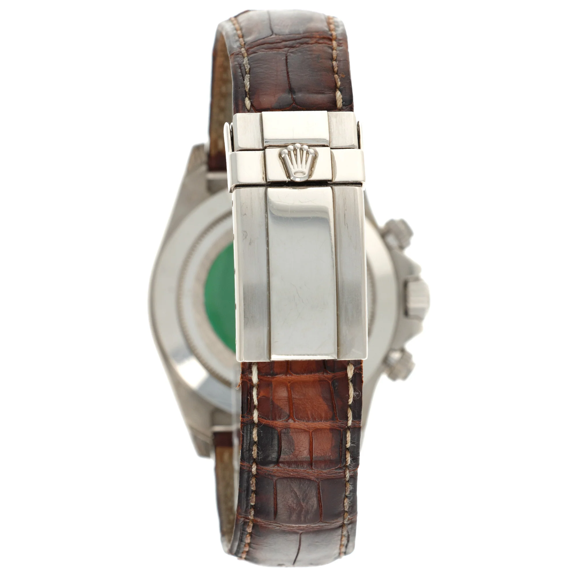 Rolex White Gold Cosmograph Daytona Mother of Pearl Zenith Watch Ref. 16519 - Image 5