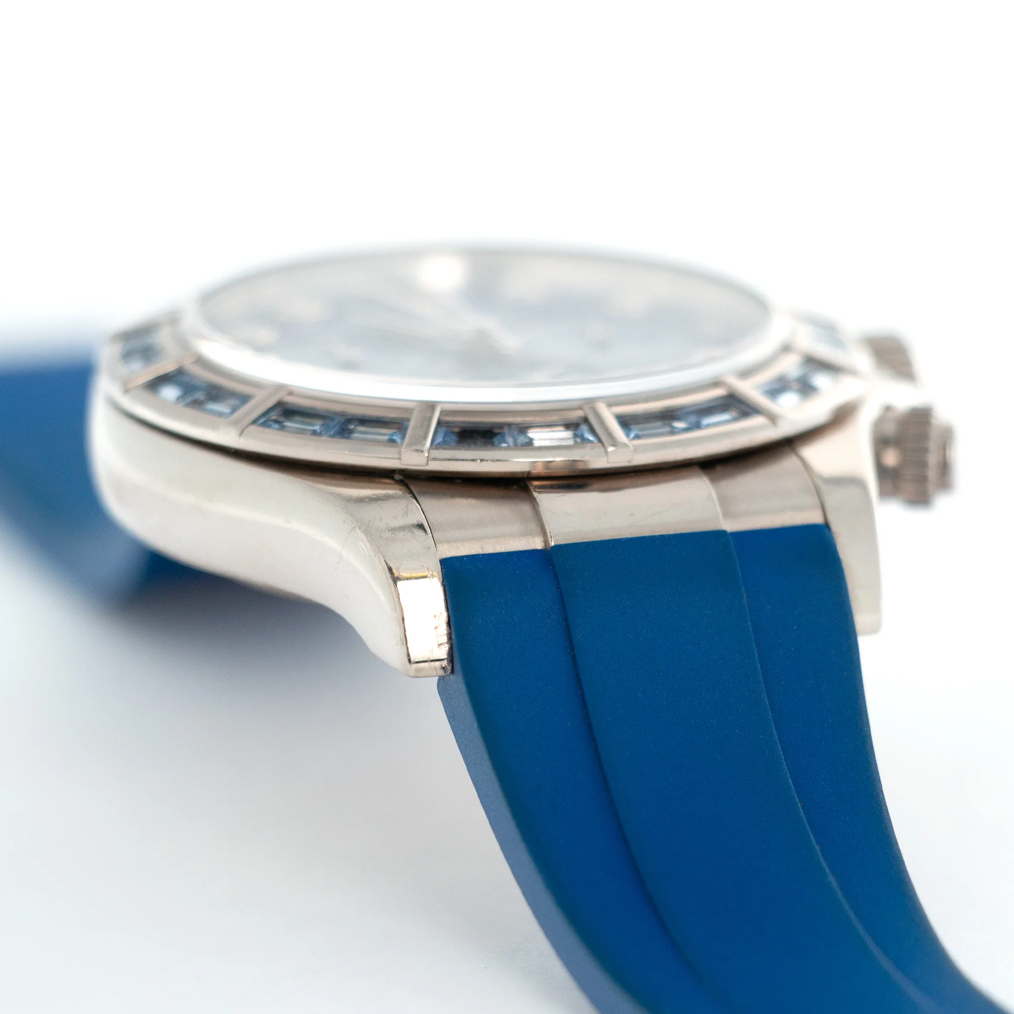 Rolex White Gold Cosmograph Daytona Sapphire Diamond Watch Ref. 116589 - Image 5