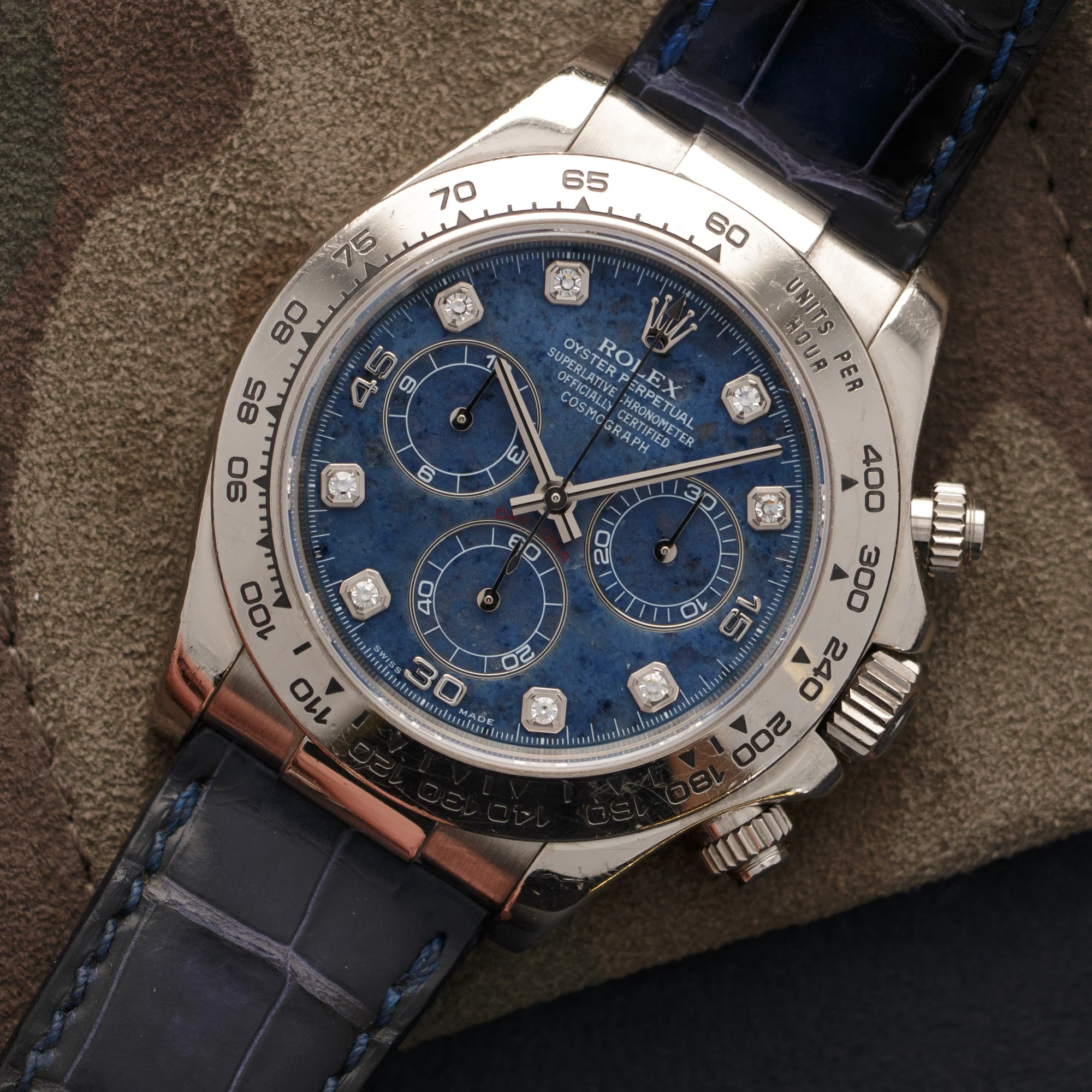 Rolex White Gold Cosmograph Daytona Sodalite Watch Ref. 116519 - Image 2