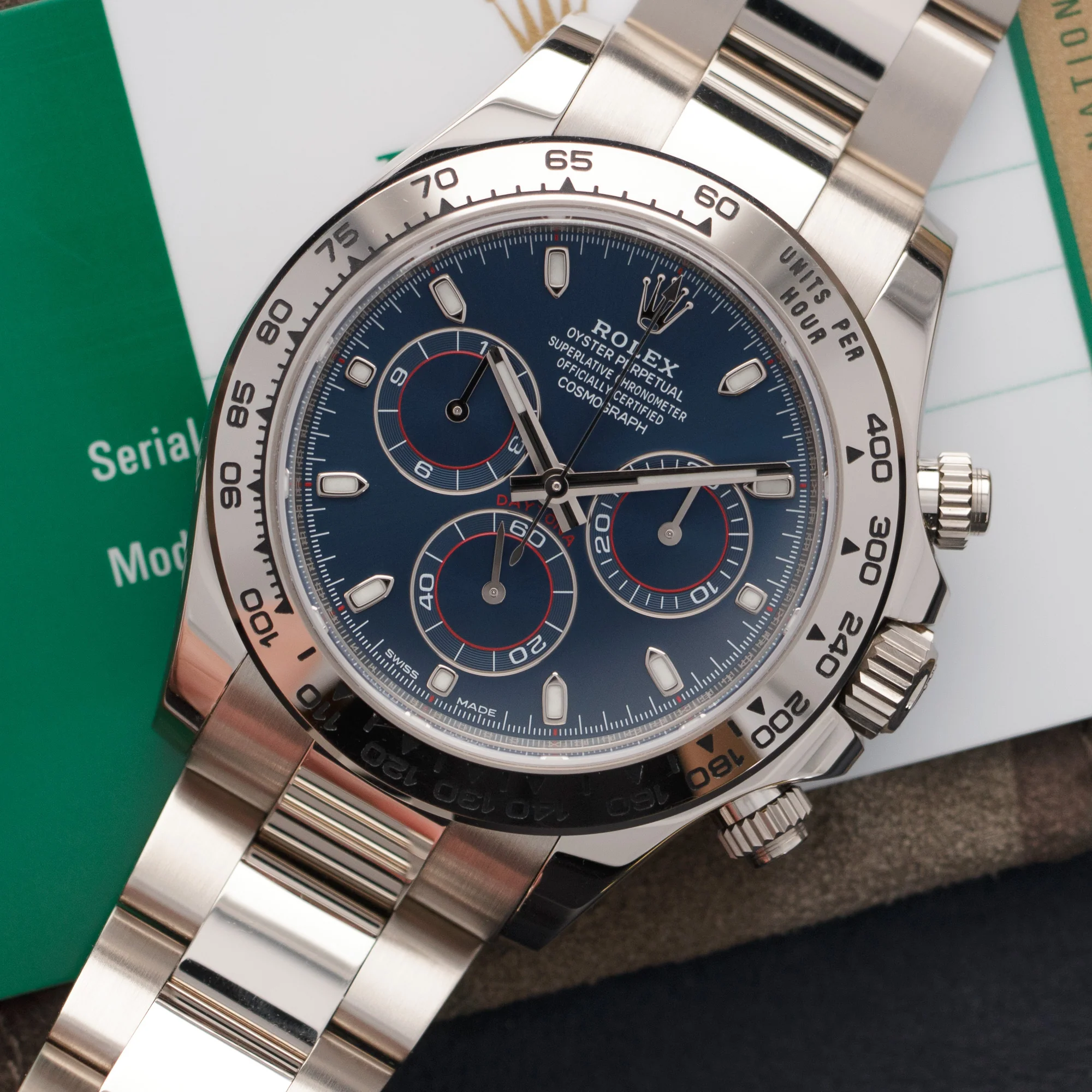 Rolex White Gold Cosmograph Daytona Watch Ref. 116509 - Image 2