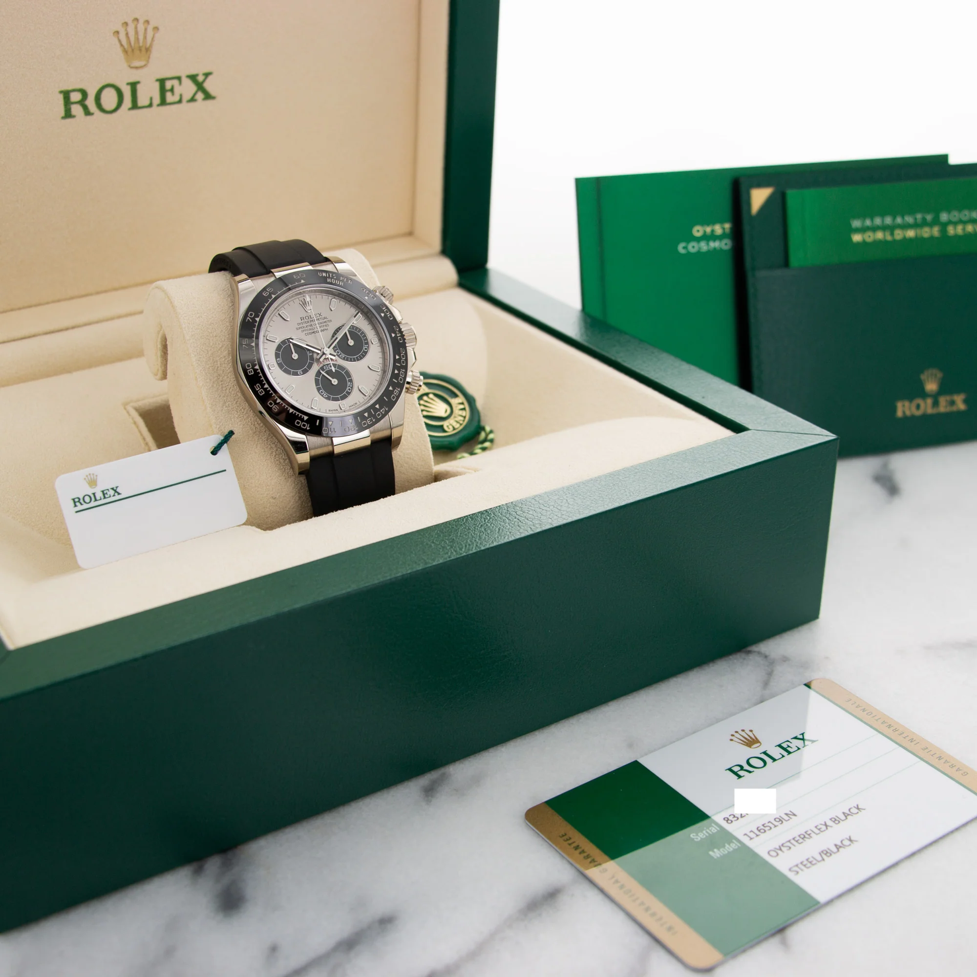 Rolex White Gold Cosmograph Daytona Watch Ref. 116519 - Image 7