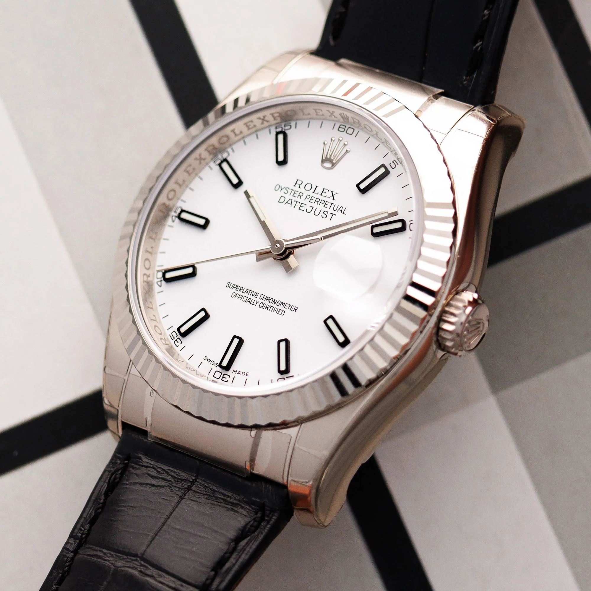 Rolex White Gold Datejust Ref. 116139 - Image 2