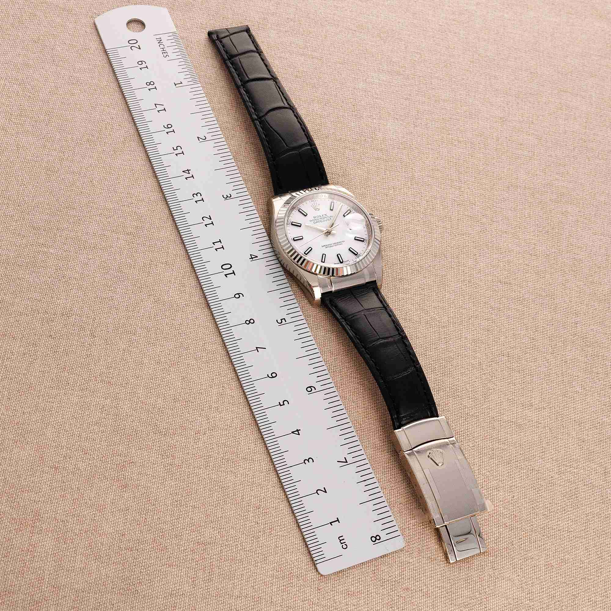 Rolex White Gold Datejust Ref. 116139 - Image 3