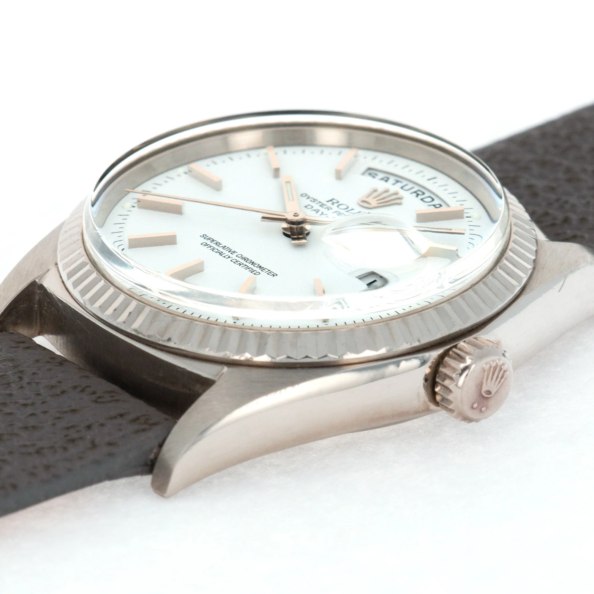 Rolex White Gold Day-Date 1803, 1969 - Image 4