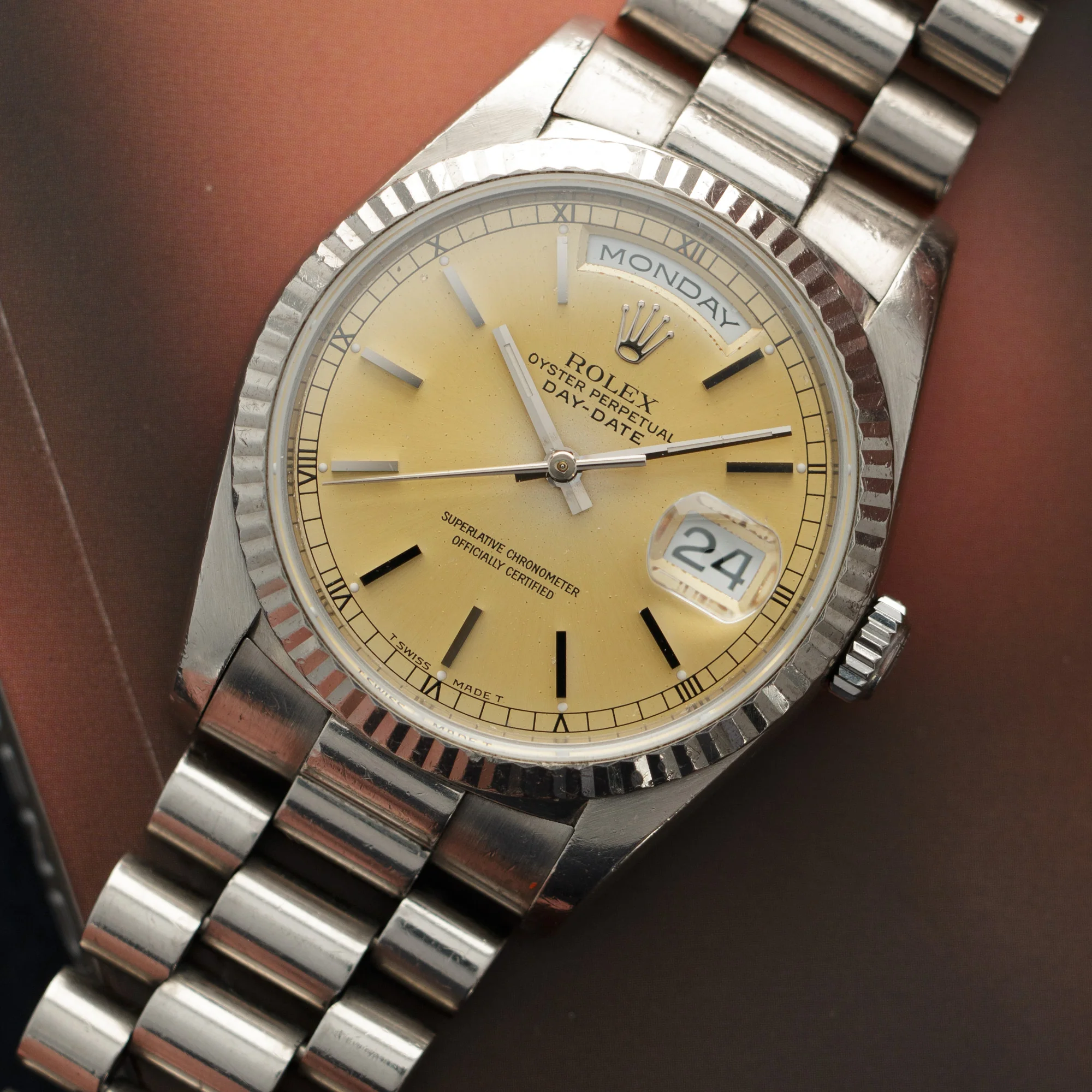 Rolex White Gold Day-Date 18239 - Image 2