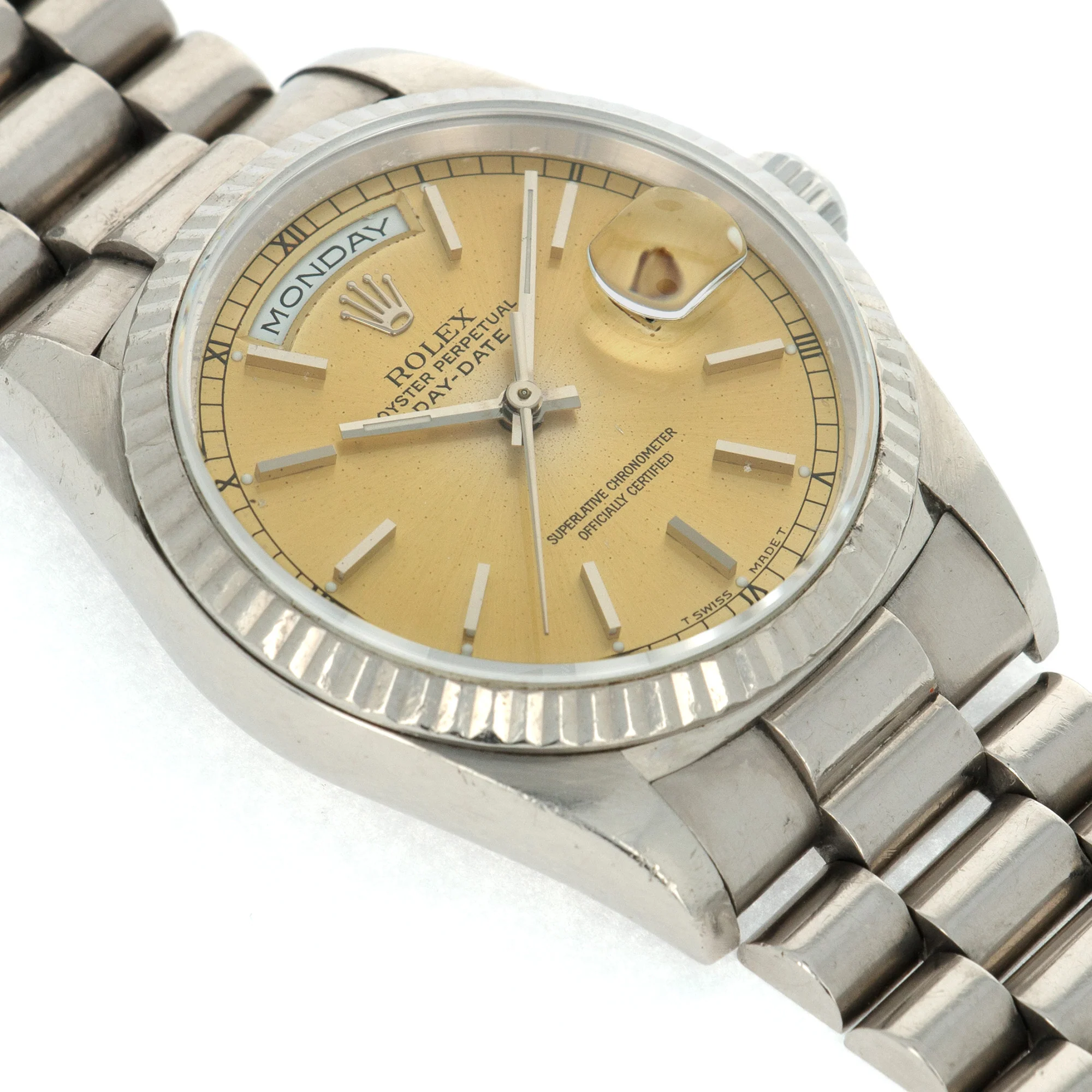 Rolex White Gold Day-Date 18239 - Image 3