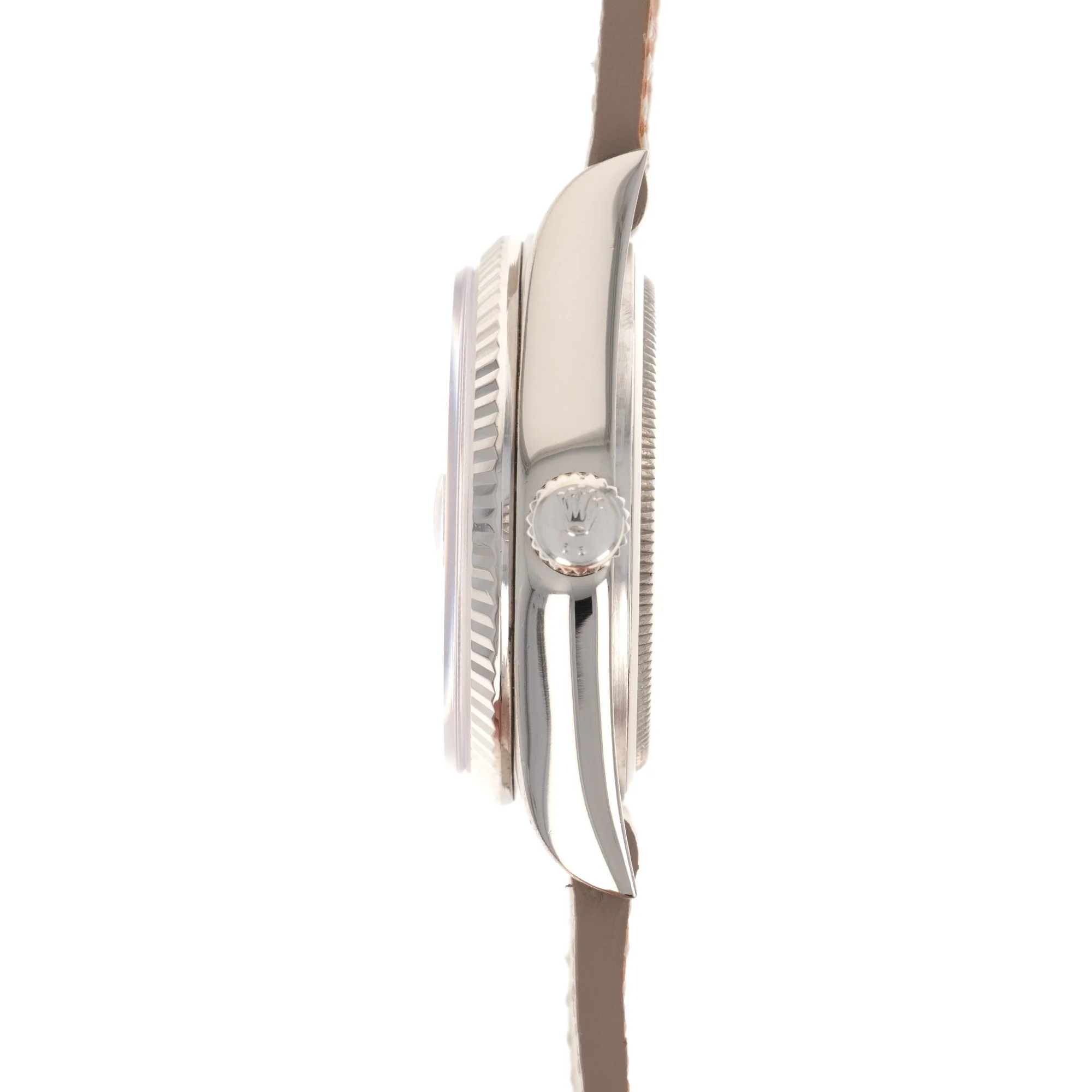 Rolex White Gold Day-Date Wood Dial Watch Ref. 18039 - Image 4