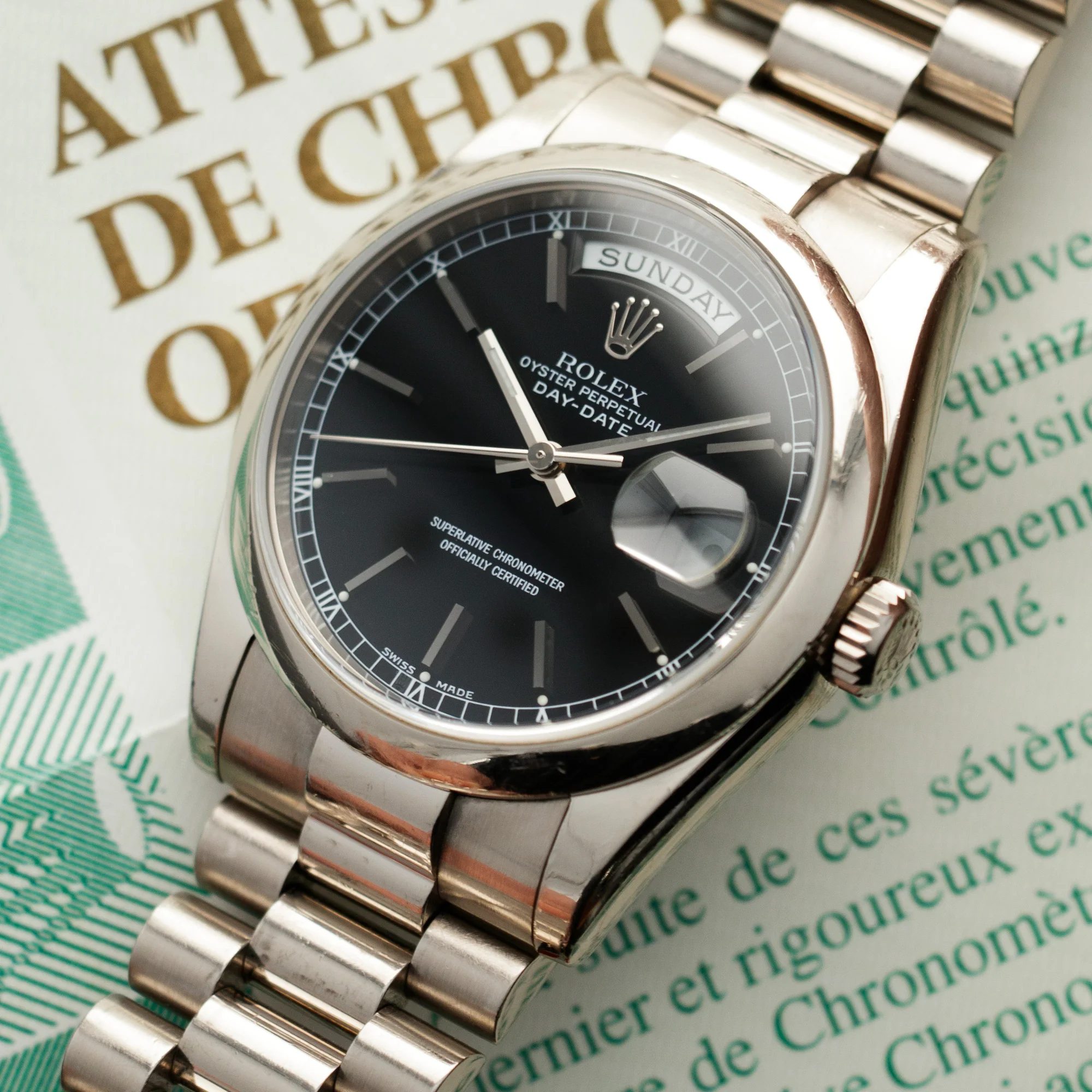 Rolex White Gold Day-Date Ref. 118209 - Image 2