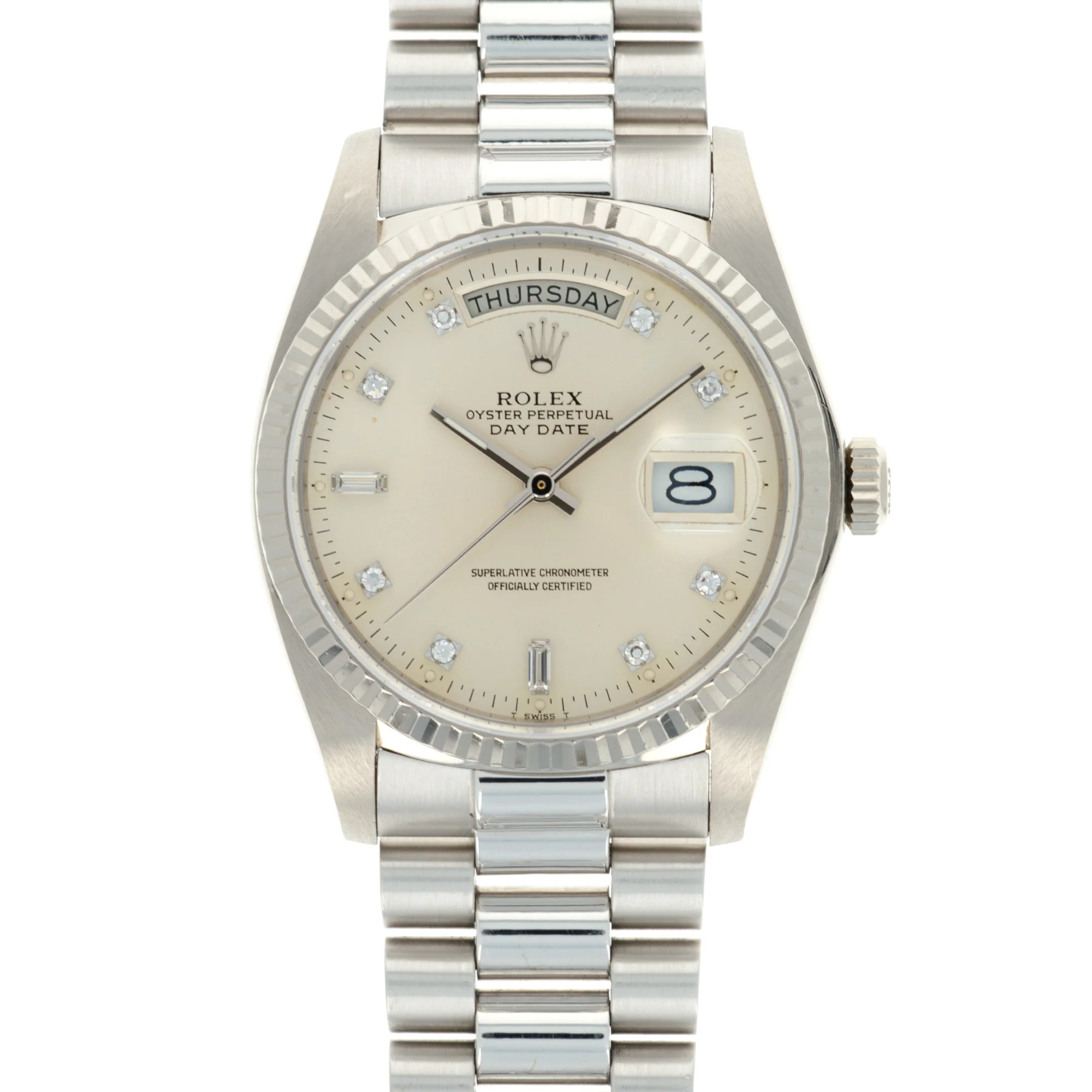 Rolex White Gold Day-Date, Ref. 18039