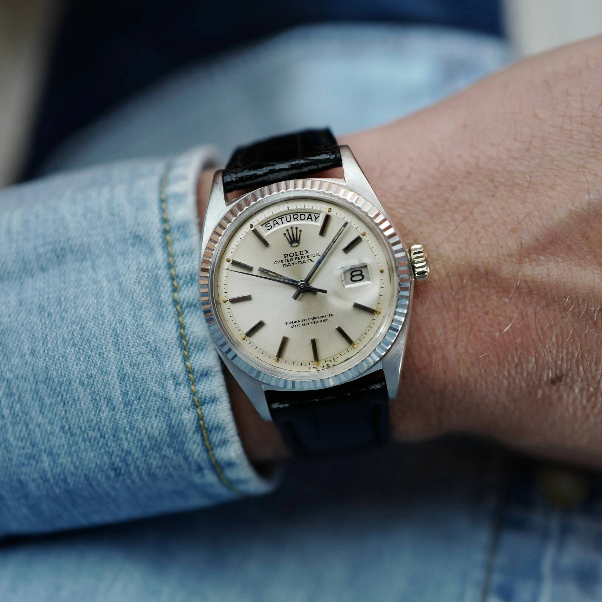Rolex White Gold Day-Date Ref. 1803 - Image 5