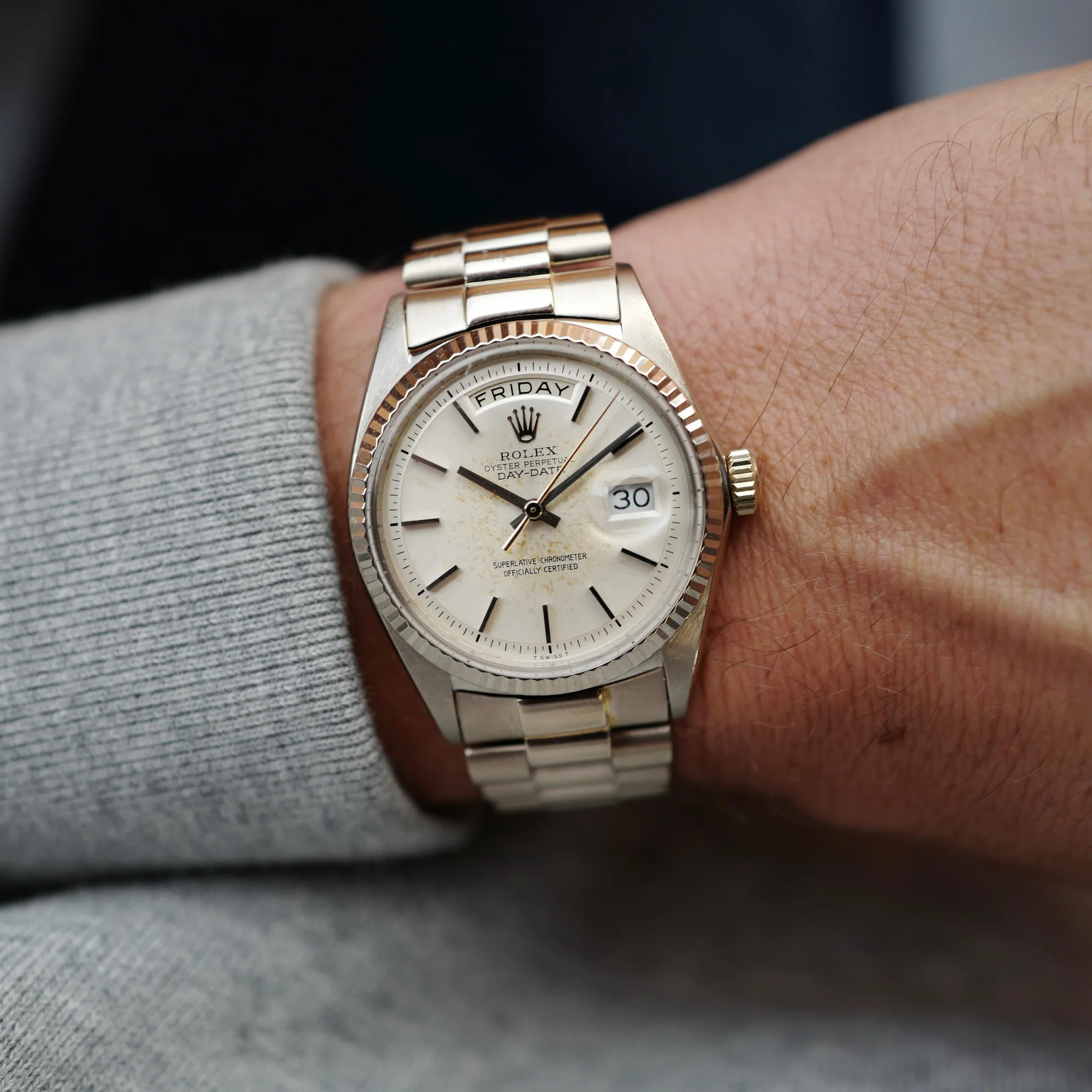Rolex White Gold Day Date Ref. 1803 - Image 3