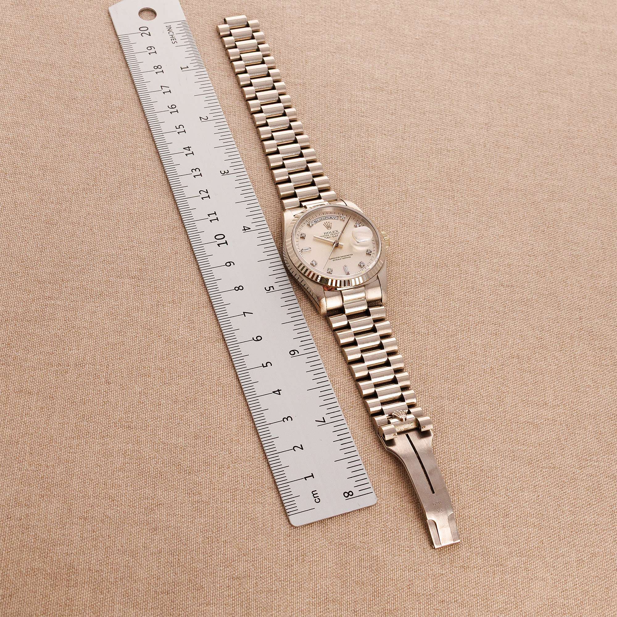 Rolex White Gold Day-Date Ref. 18239 - Image 9