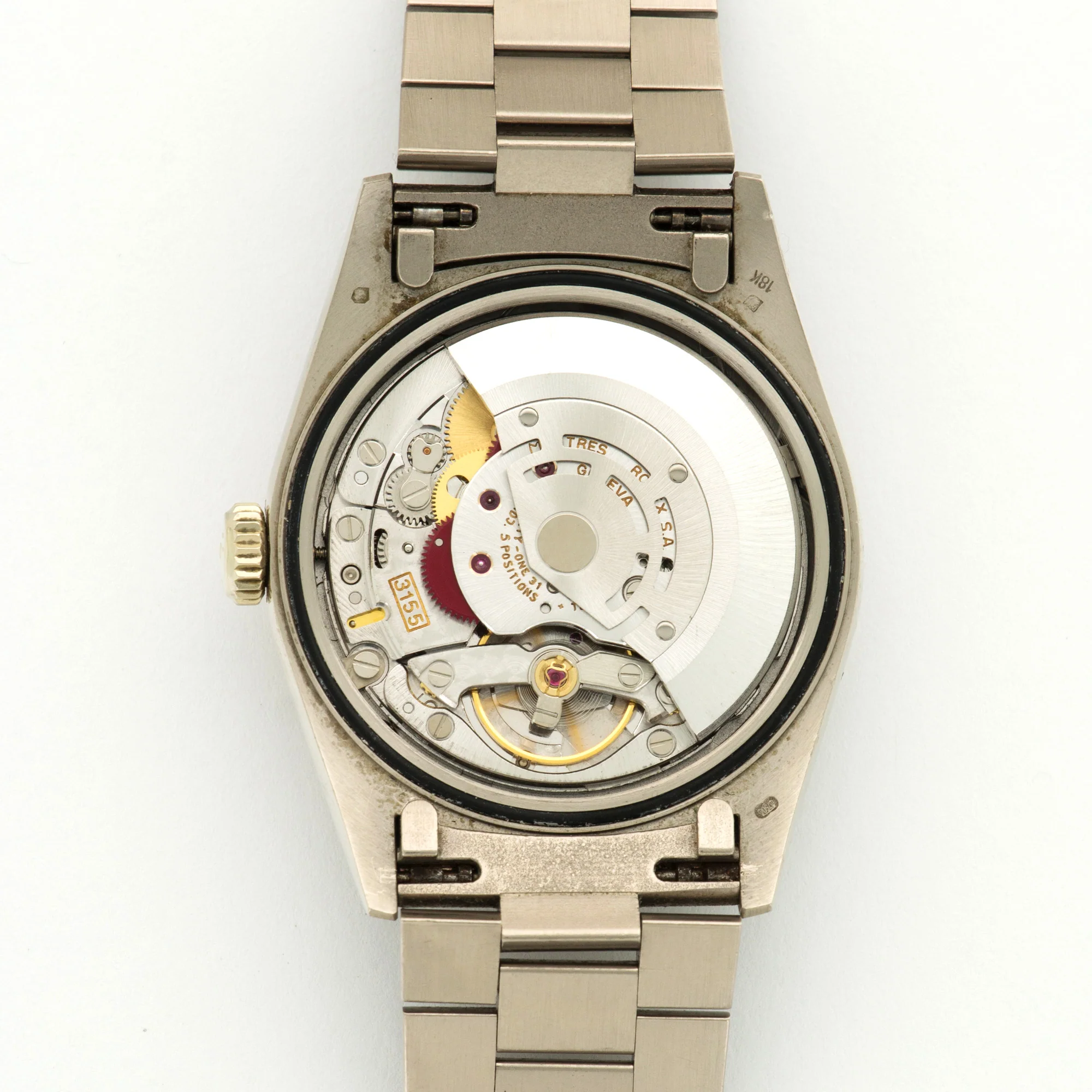 Rolex White Gold Day-Date Salmon Dial Watch Ref. 18239 - Image 6
