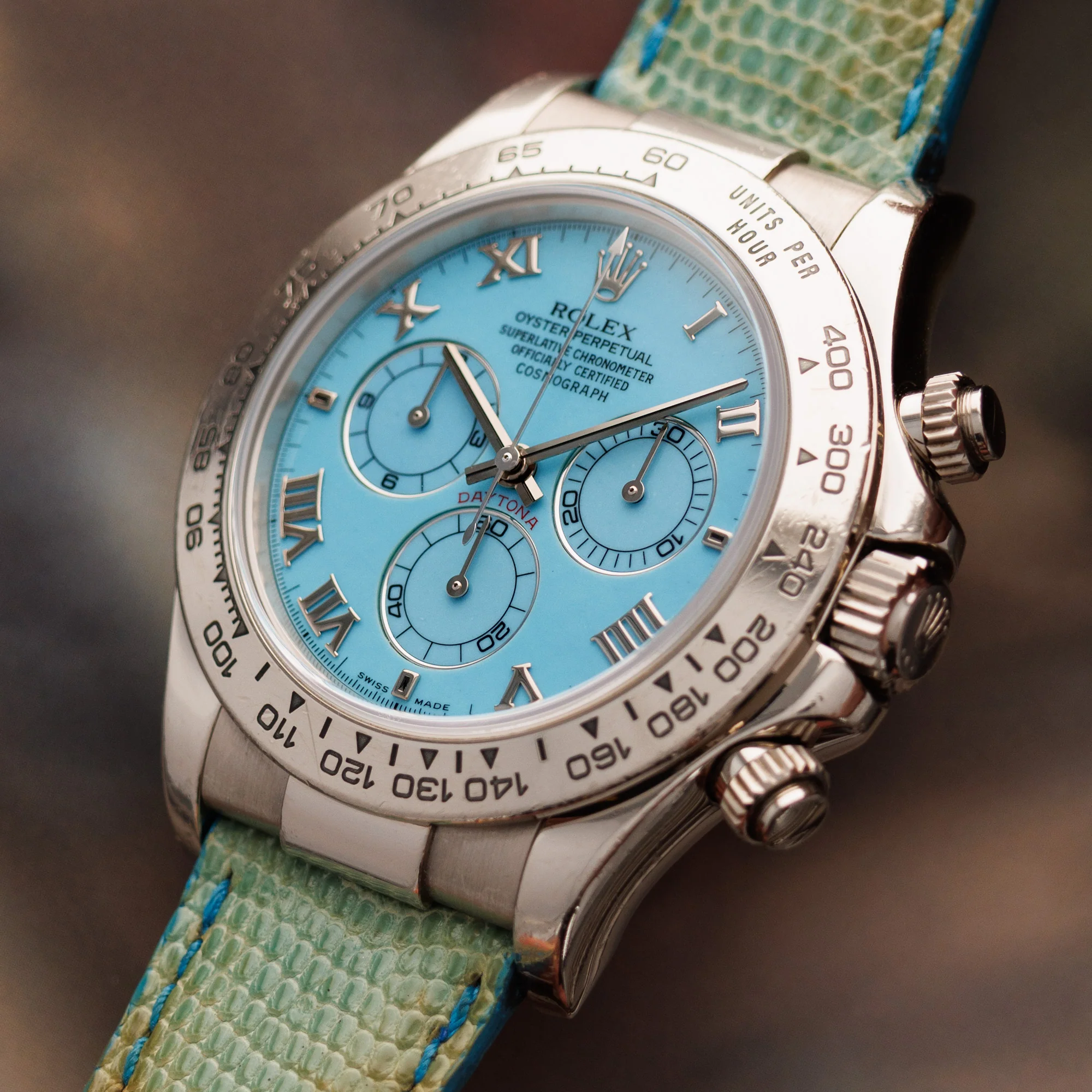 Rolex White Gold Daytona Blue Beach Ref. 116519 - Image 2
