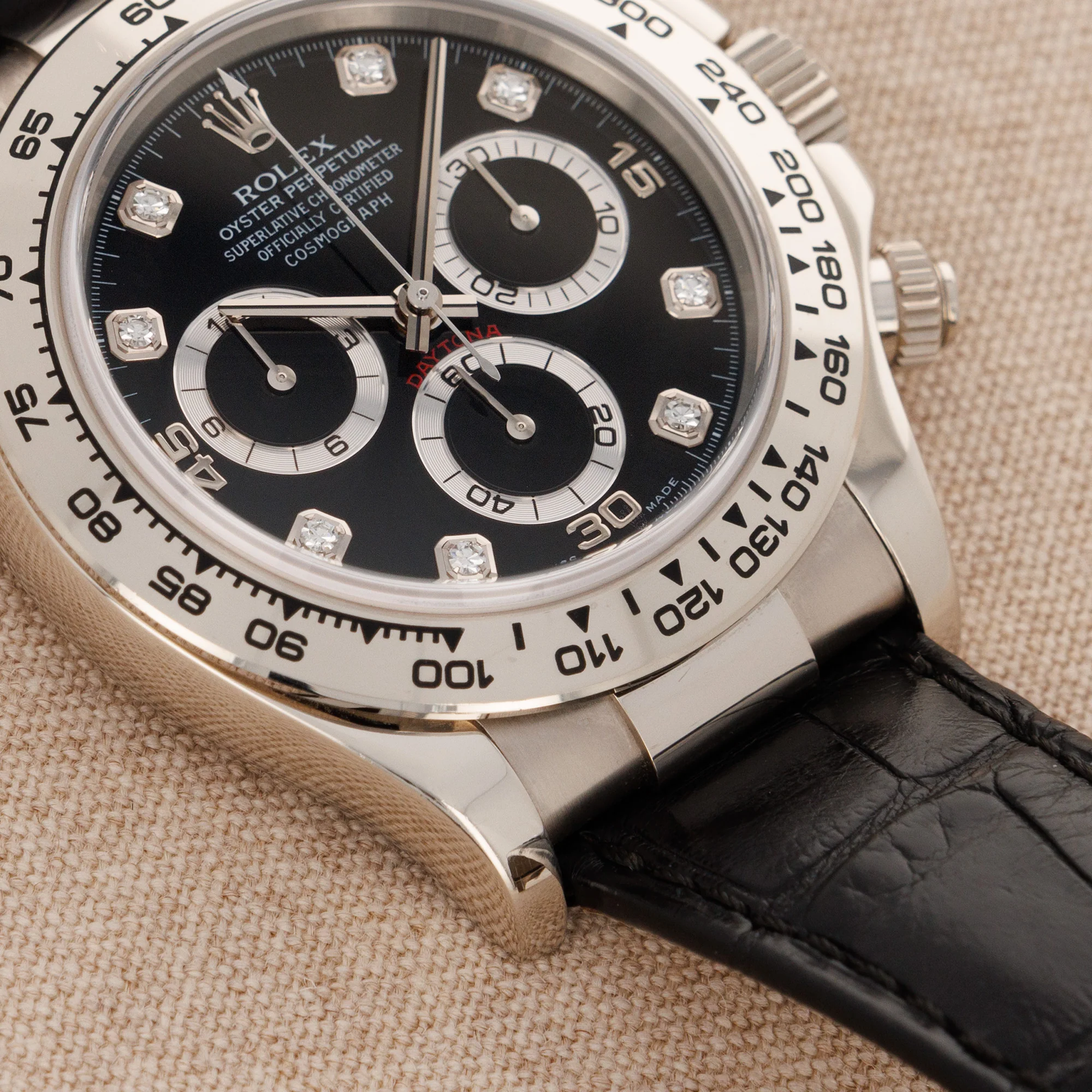 Rolex White Gold Daytona Ref. 116519 with Original Sticker on Back - Image 4