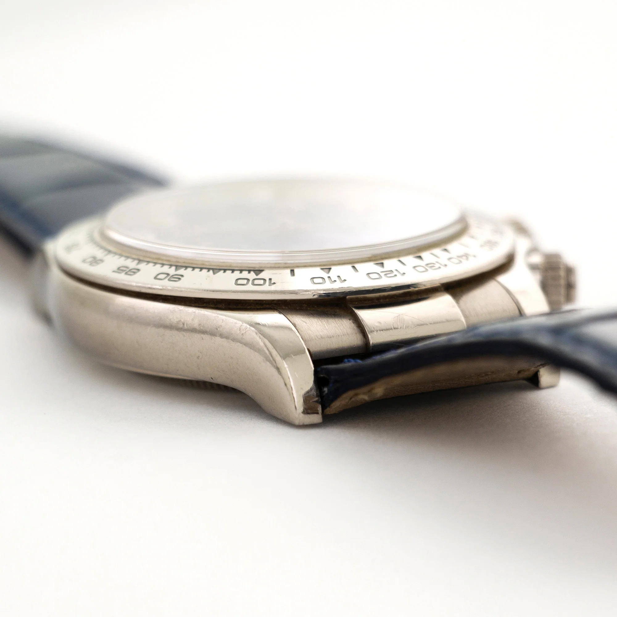 Rolex White Gold Daytona Sodalite Diamond Watch Ref. 116519 - Image 3