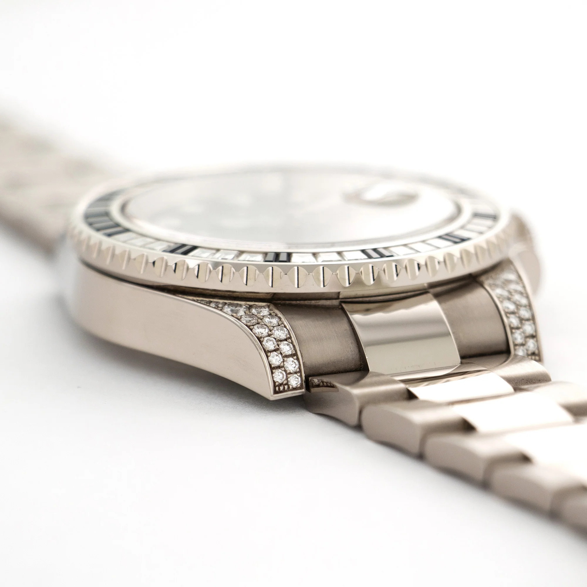 Rolex White Gold GMT-Master II Diamond & Sapphire Watch Ref. 116759 - Image 3