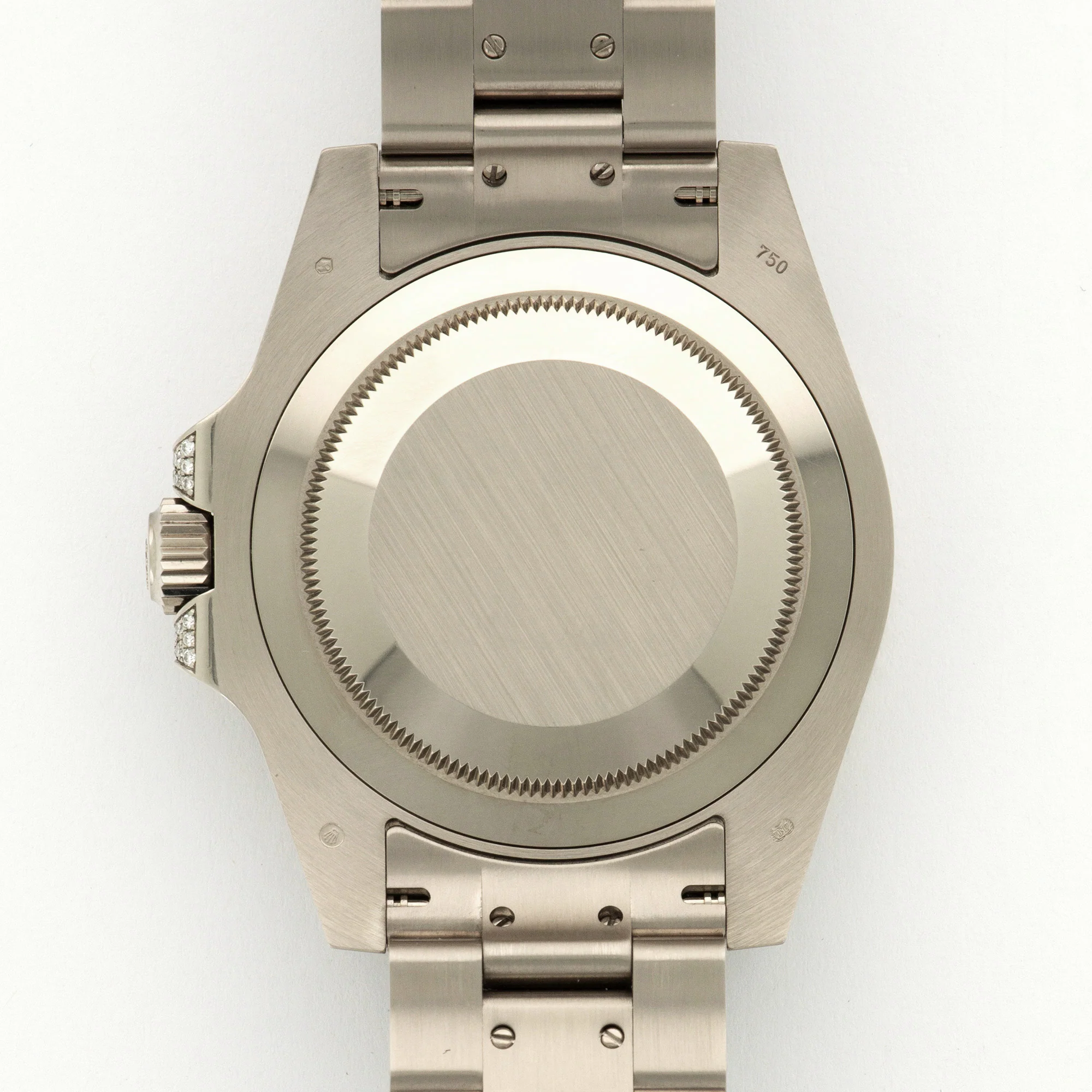 Rolex White Gold GMT-Master II ICE Baguette Diamond Watch Ref. 116769 - Image 5