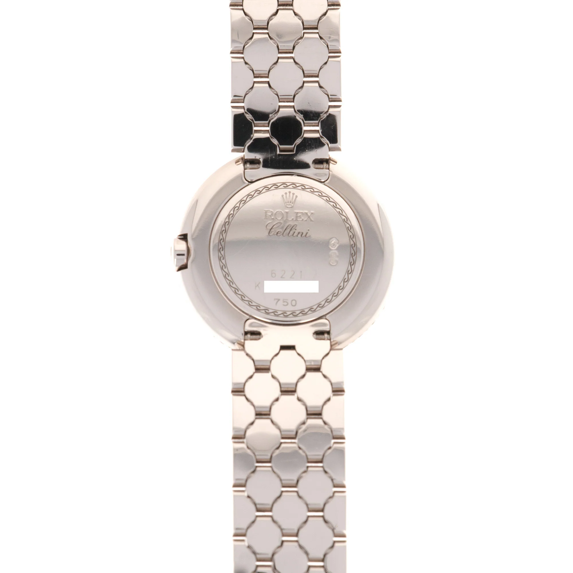 Rolex White Gold Orchid Diamond Bracelet Watch - Image 5
