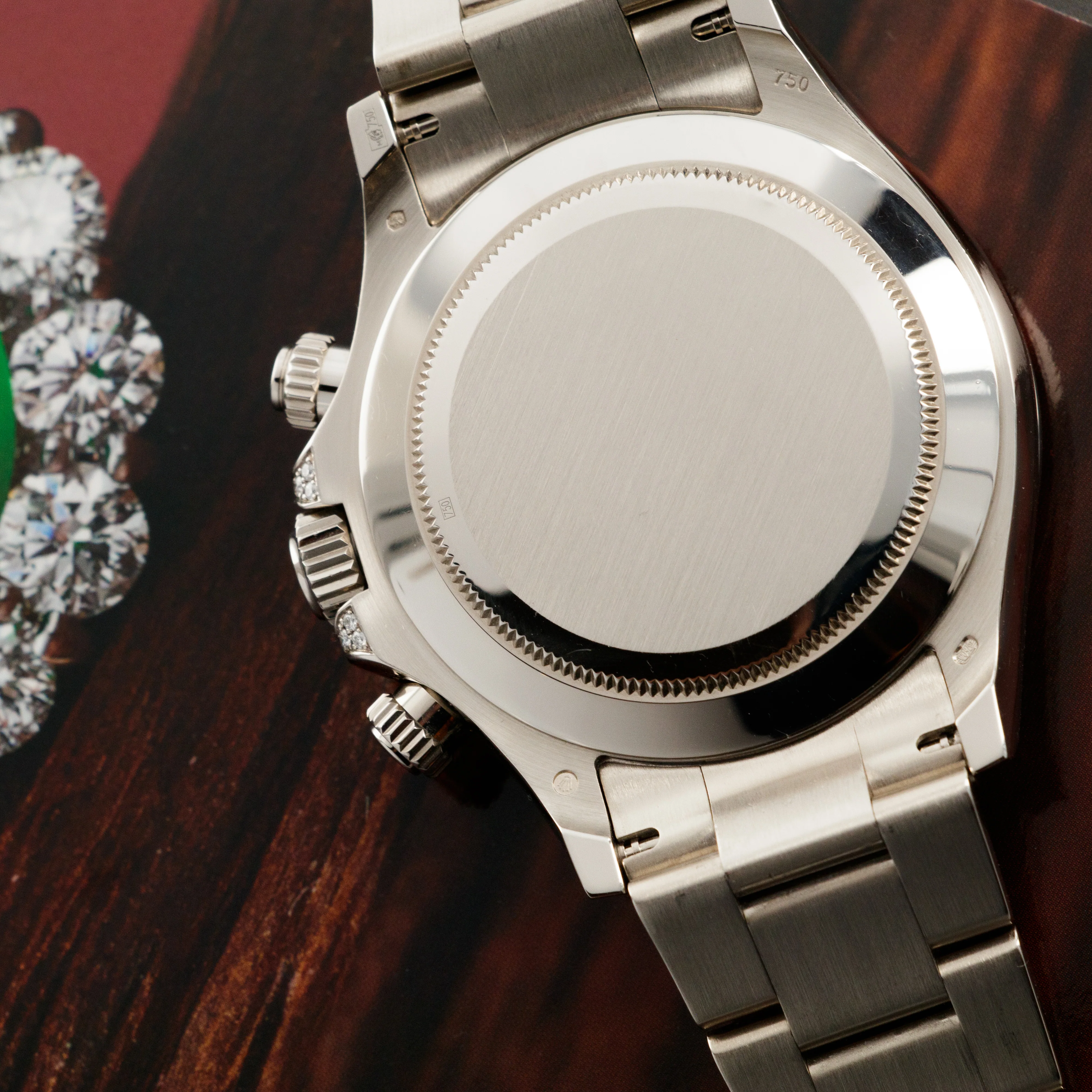 Rolex White Gold Rainbow Daytona Watch Ref. 116599 - Image 6