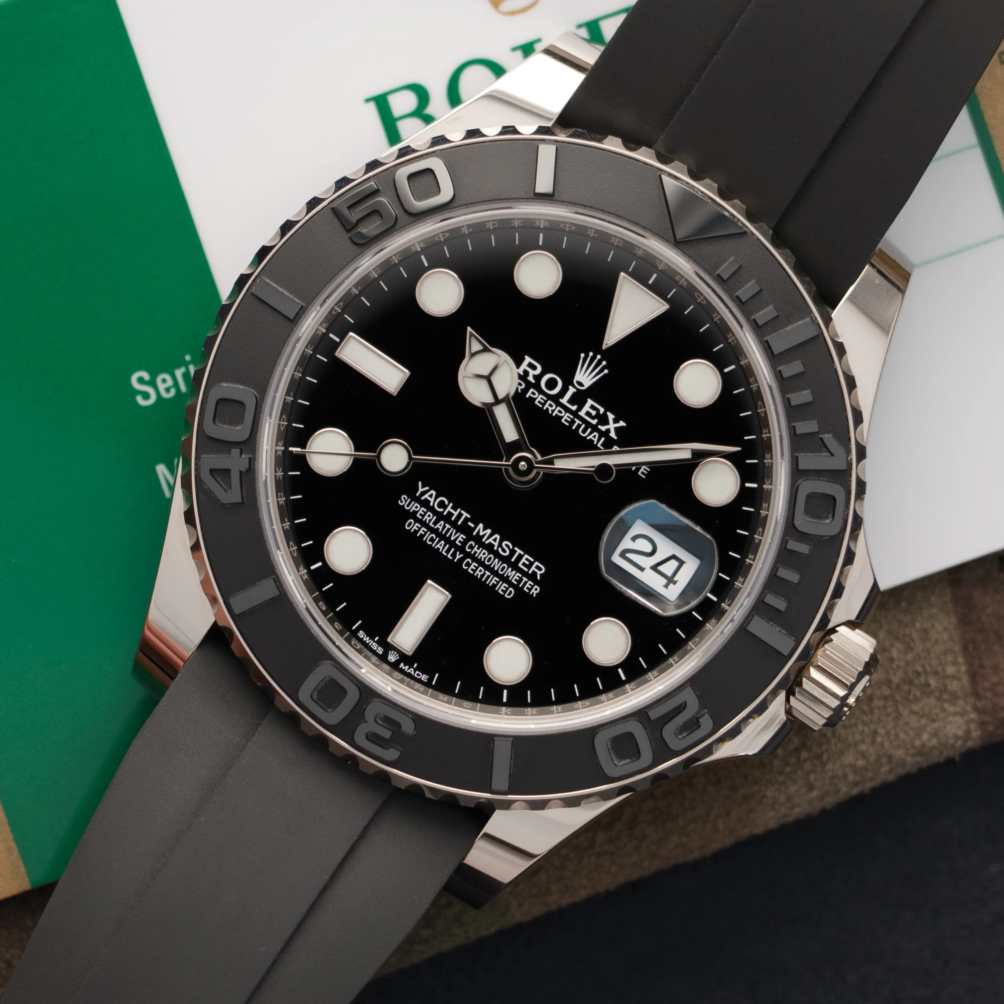 Rolex White Gold Yacht-Master 42 Watch Ref. 226659 - Image 2
