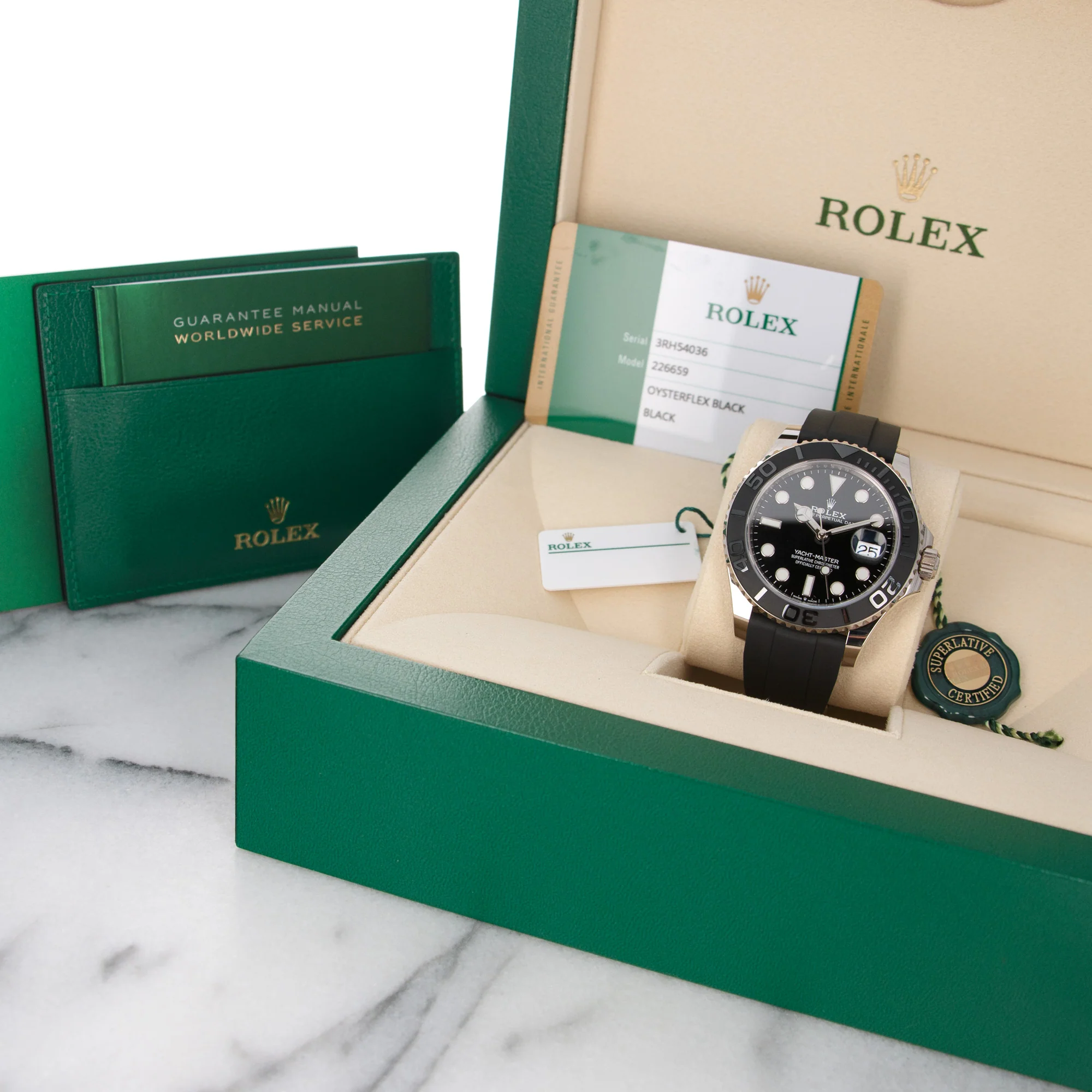 Rolex White Gold Yacht-Master 42 Watch Ref. 226659 - Image 6