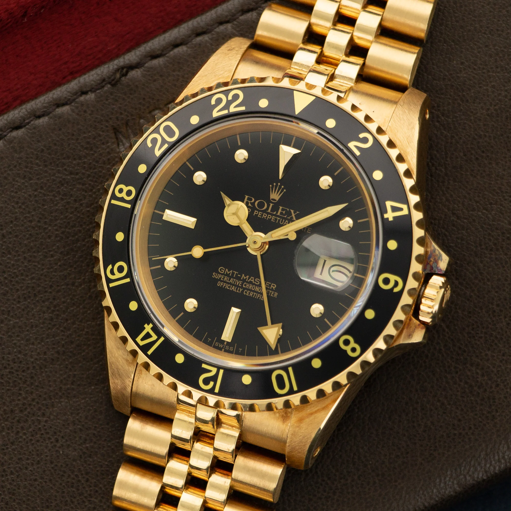 Rolex Yellow GMT-Master Watch Ref. 16758 - Image 2