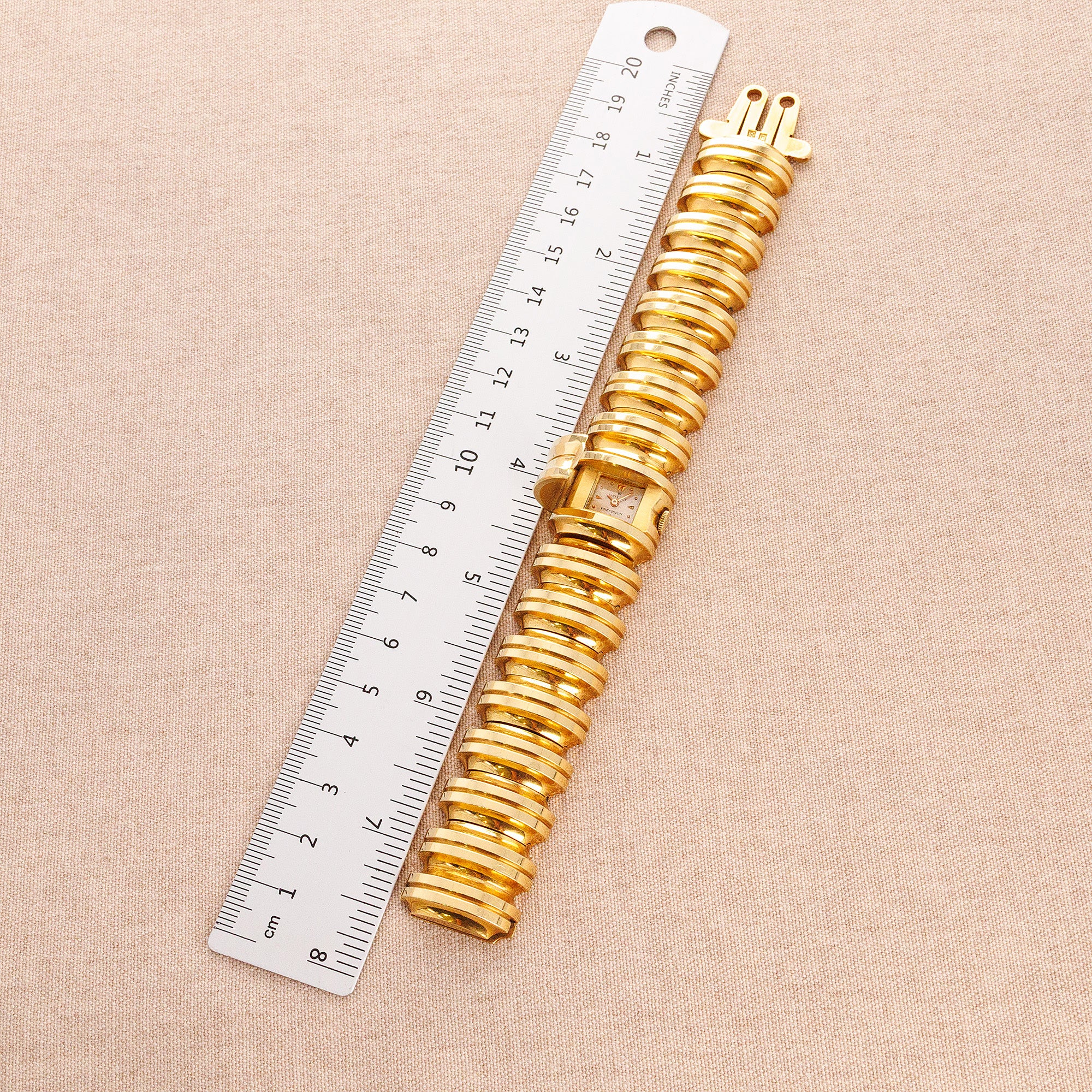 Rolex Yellow Gold 1940s Cover Watch in Original Box - Image 4