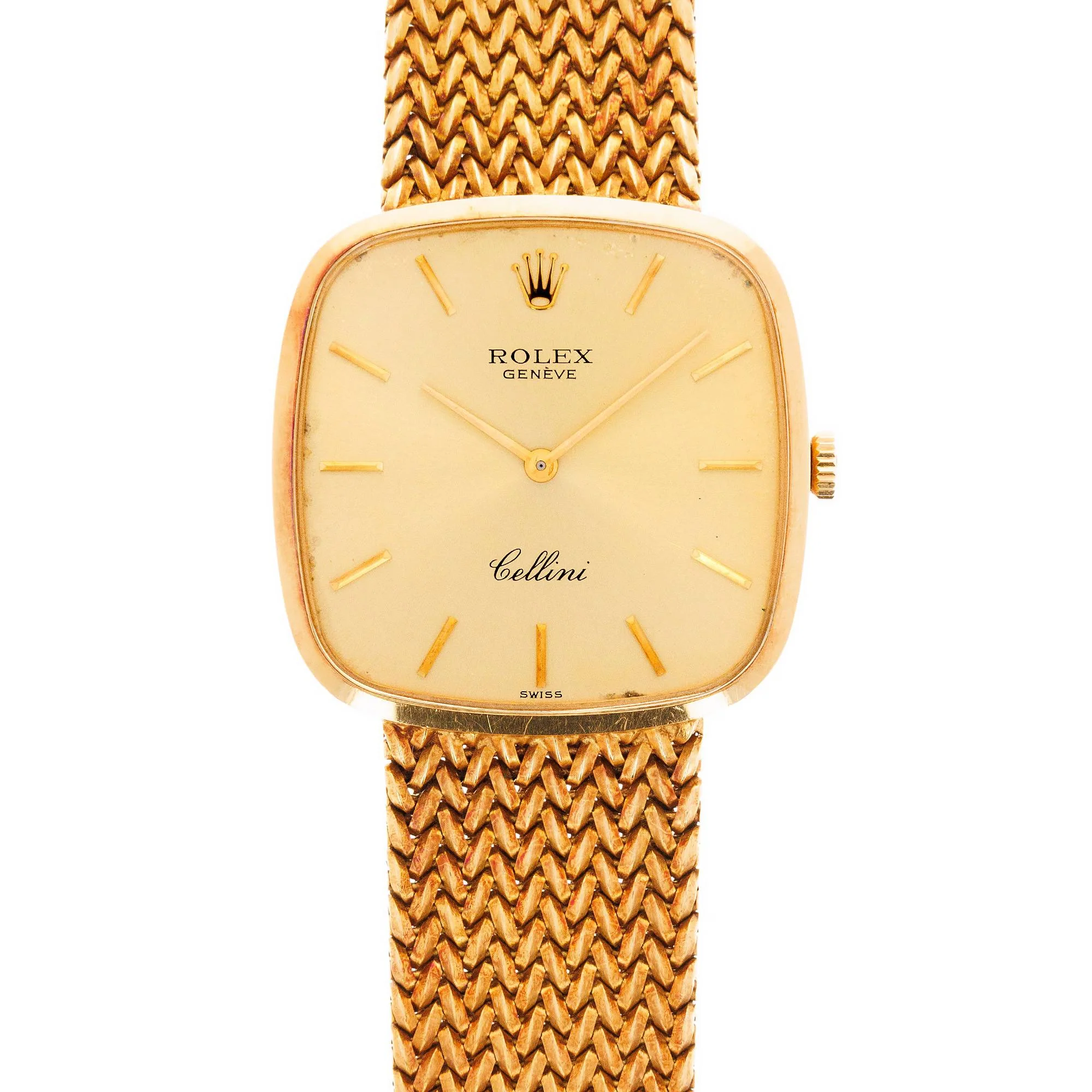 Rolex Yellow Gold Cellini on Bracelet all Original 4311/8