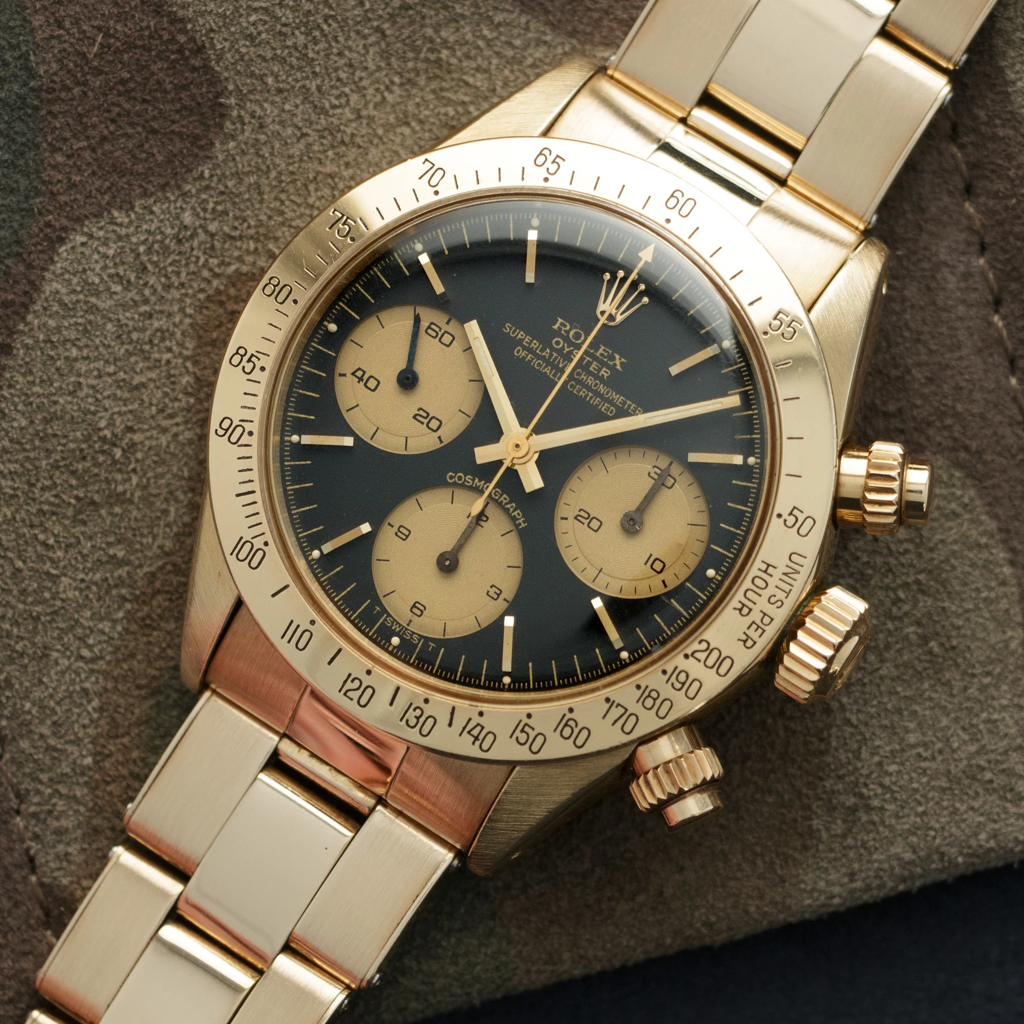 Rolex Yellow Gold Cosmograph Big Eye Watch Ref. 6265 - Image 2