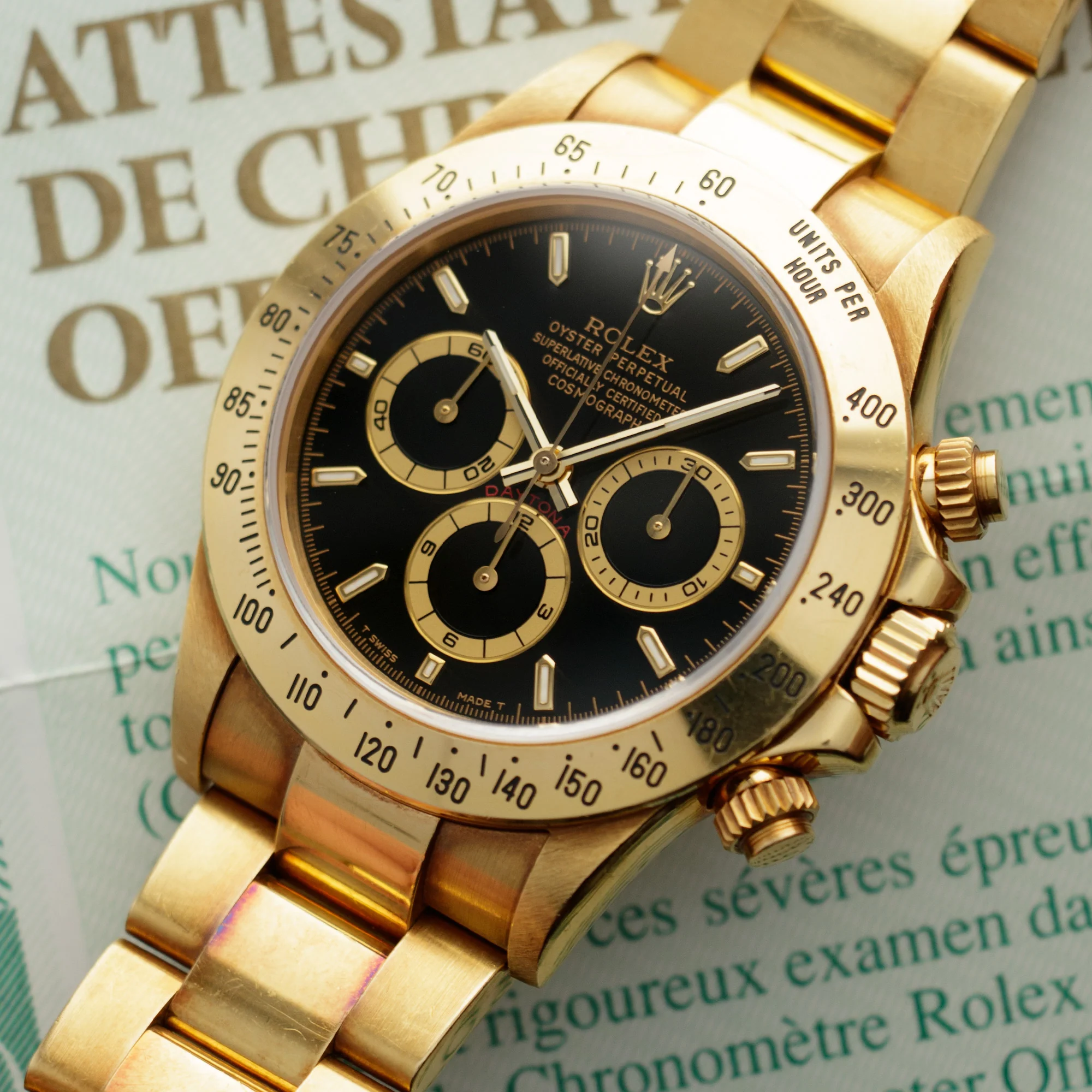 Rolex Yellow Gold Cosmograph Daytona Ref. 16528 in Superb Condition - Image 2