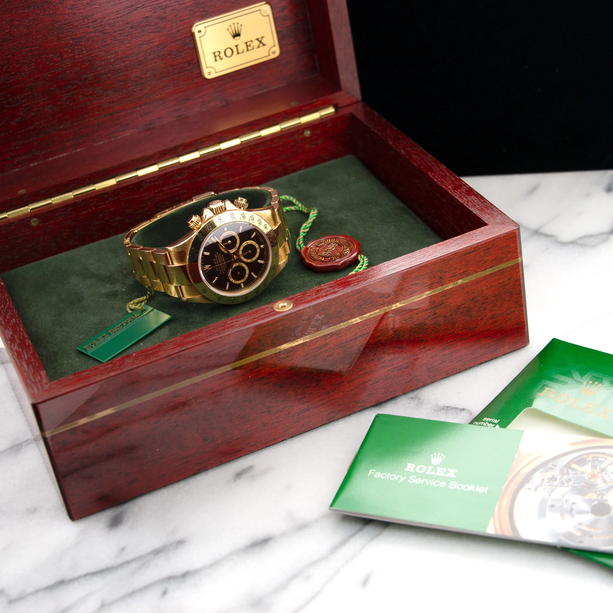 Rolex Yellow Gold Cosmograph Daytona Watch Ref. 16528 - Image 7