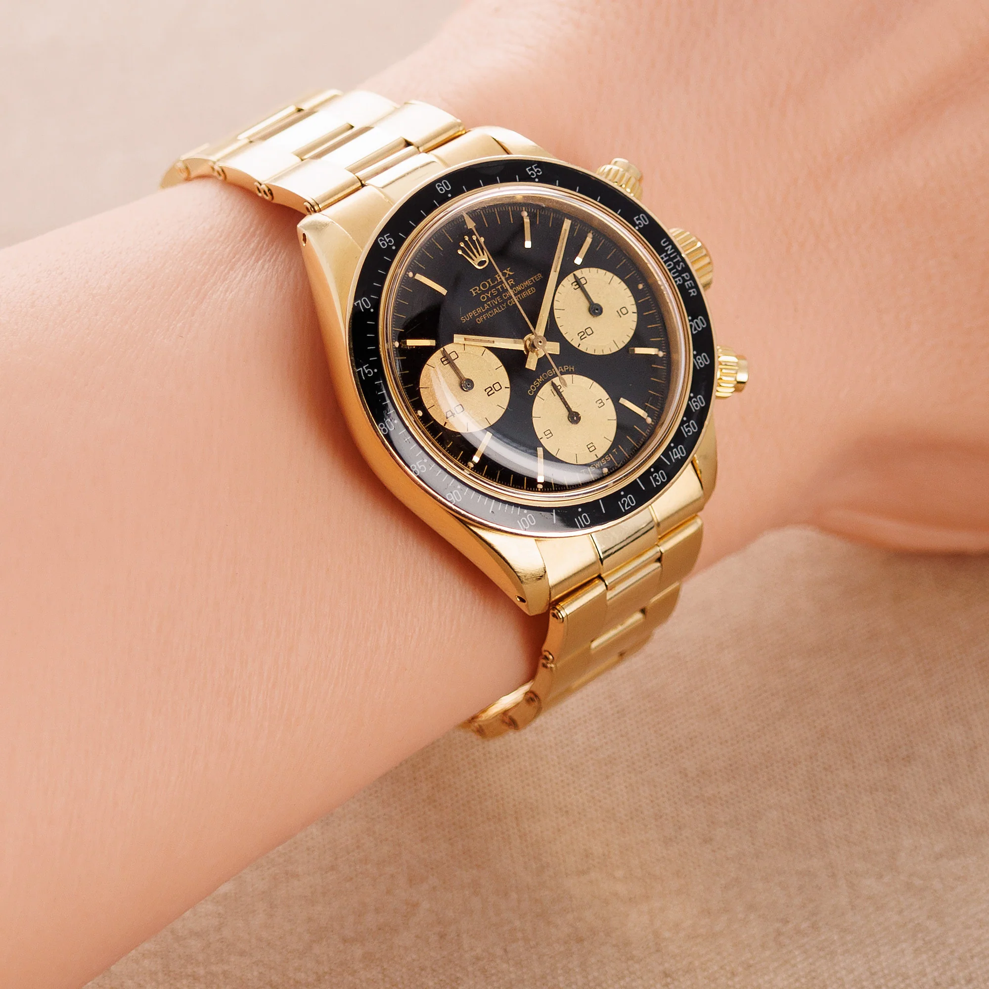 Rolex Yellow Gold Cosmograph Daytona Watch Ref. 6263 with Box and Papers - Image 7