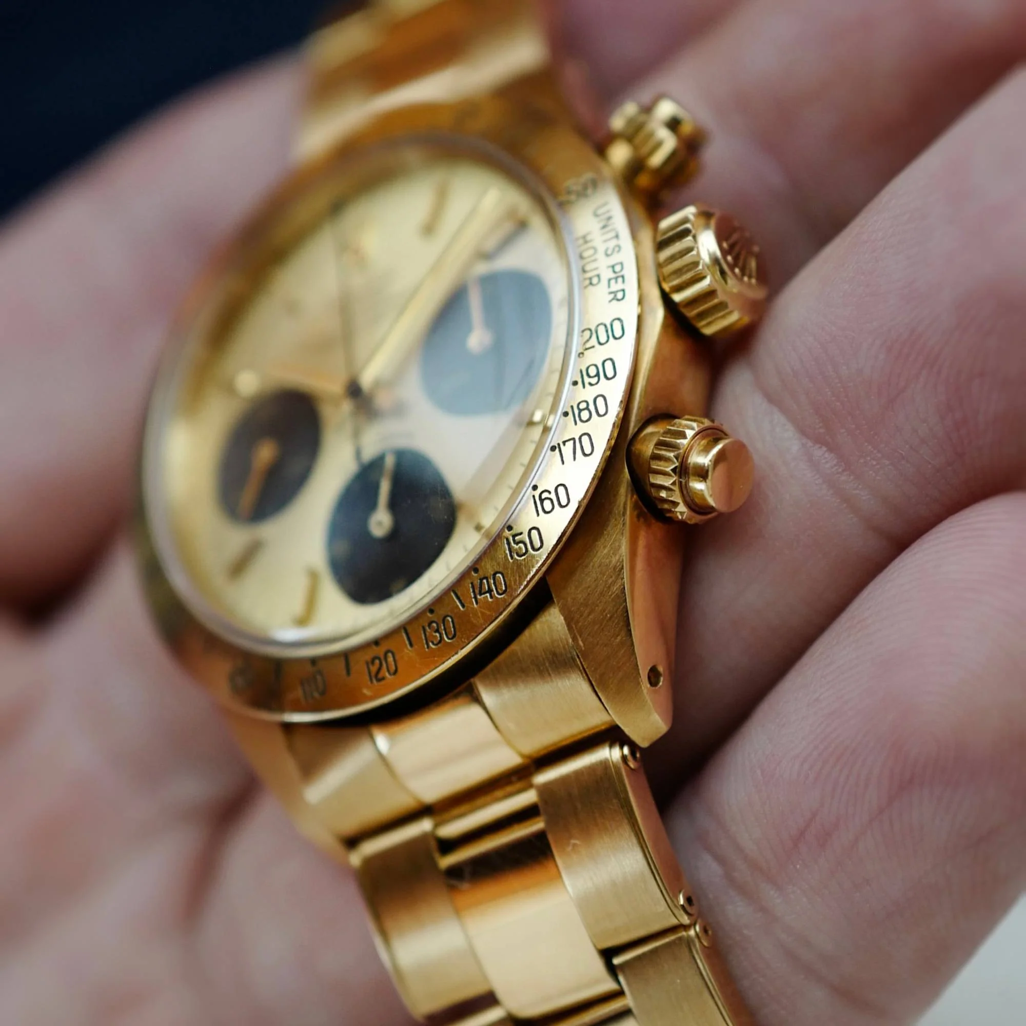 Rolex Yellow Gold Cosmograph Daytona Watch Ref. 6265 with Original Box and Papers - Image 4