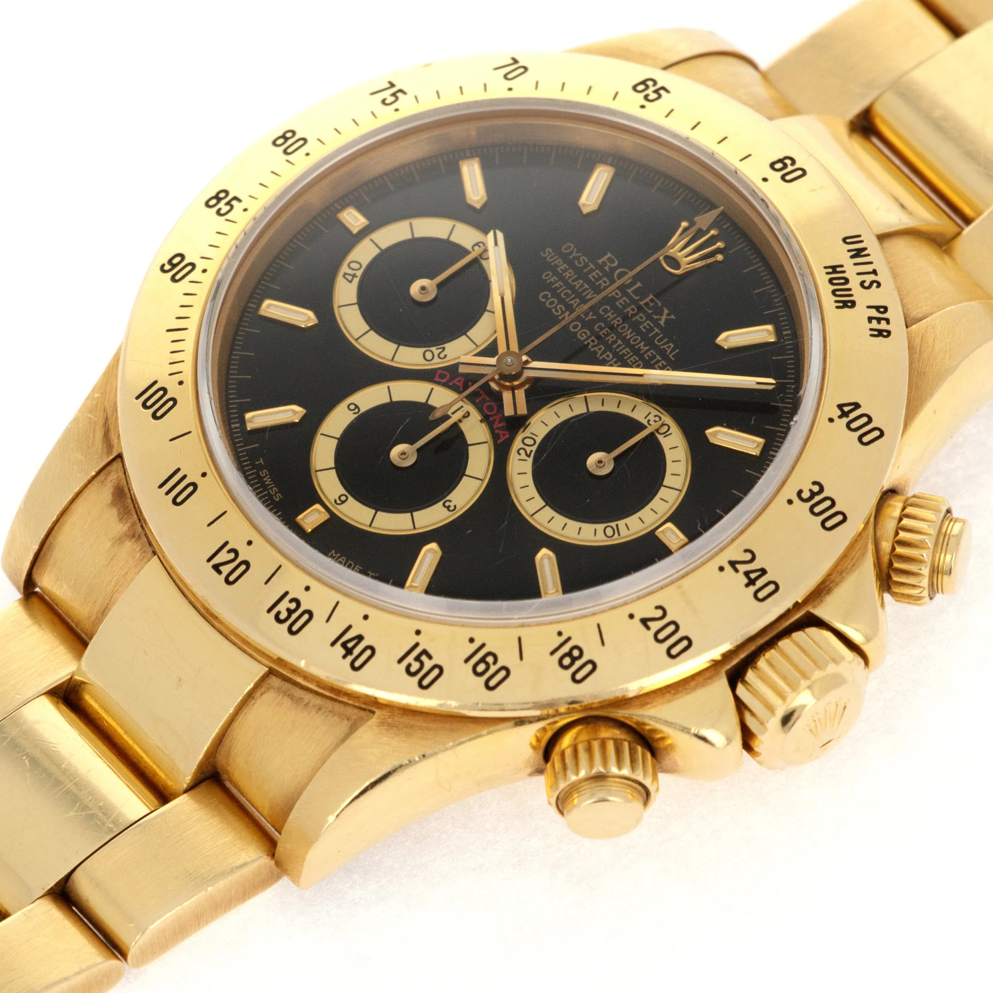 Rolex Yellow Gold Cosmograph Daytona Zenith Watch Ref. 16528 from 1991 - Image 3