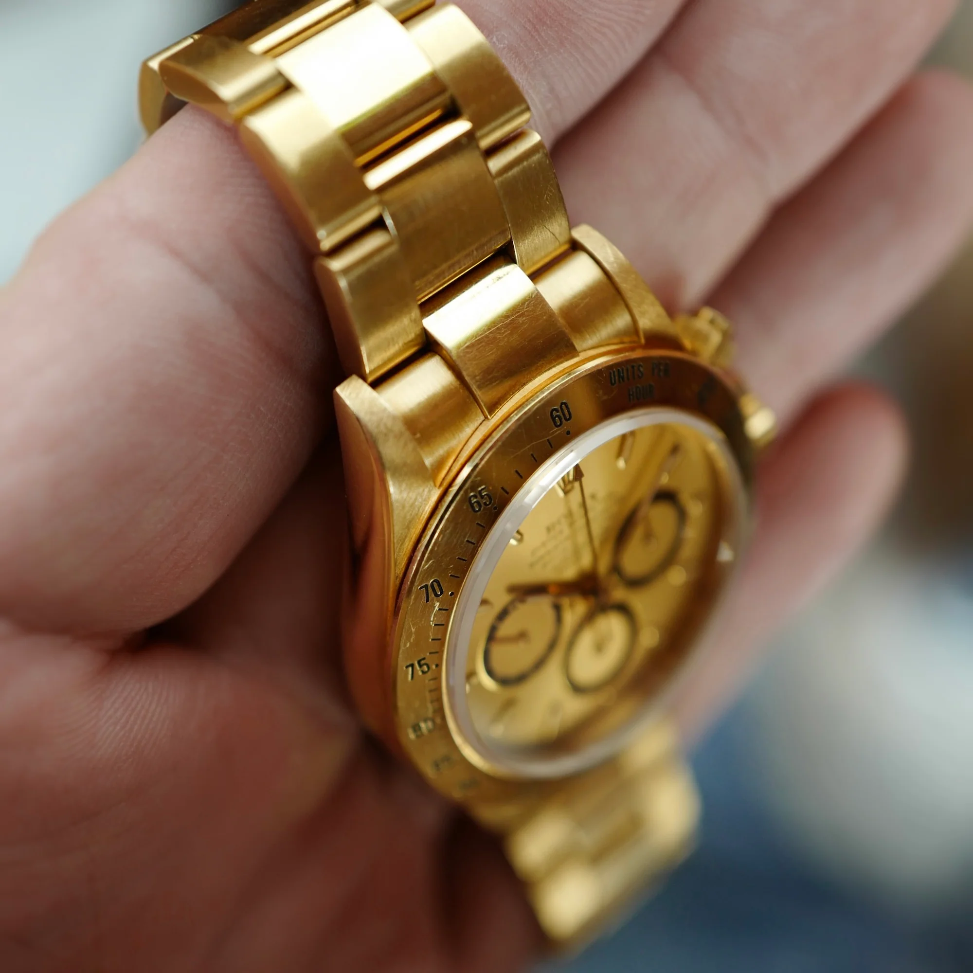 Rolex Yellow Gold Cosmograph Daytona Zenith Watch Ref. 16528 Retailed by Tiffany & Co. - Image 7