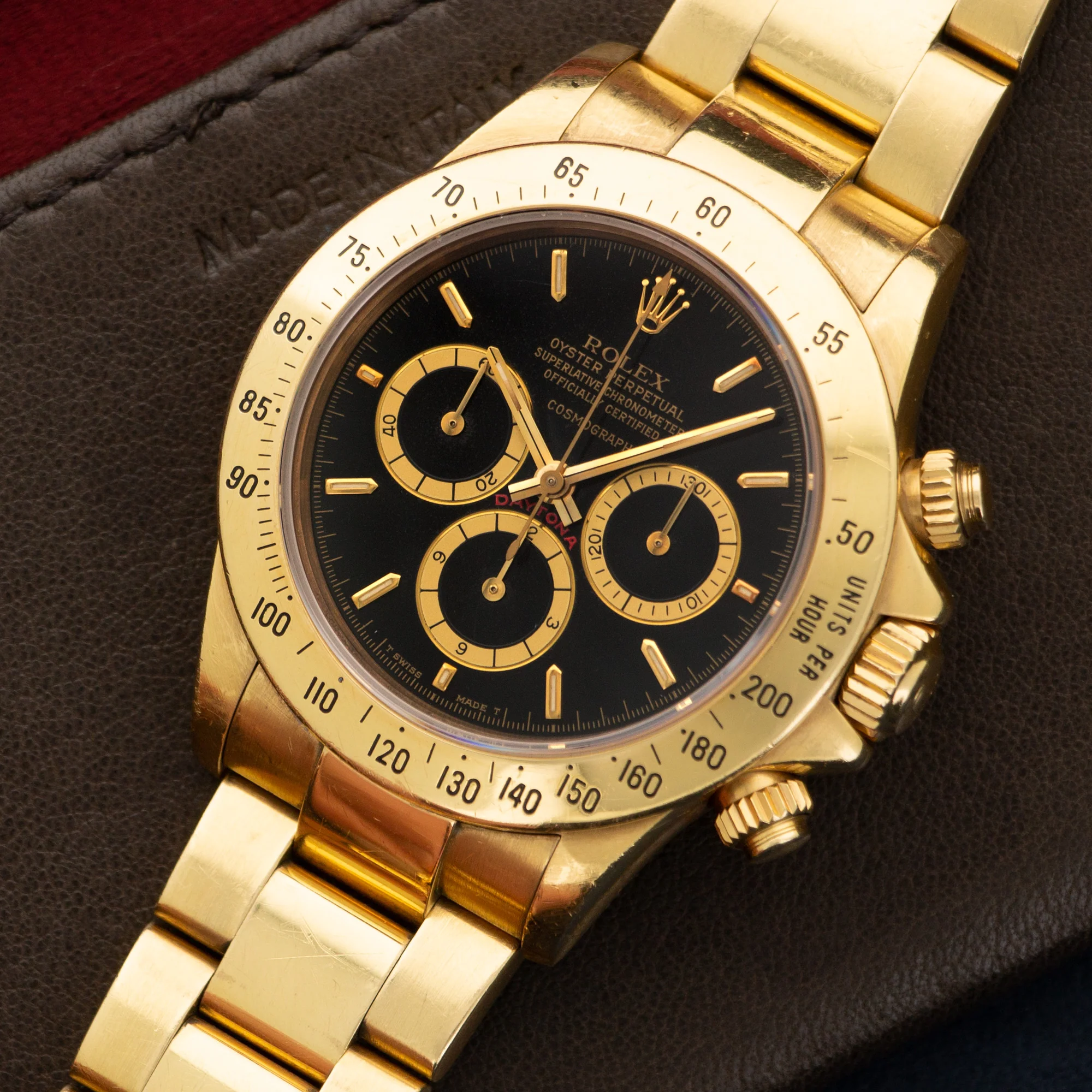 Rolex Yellow Gold Cosmograph R-Series Floating Daytona Watch Ref. 16528 - Image 2