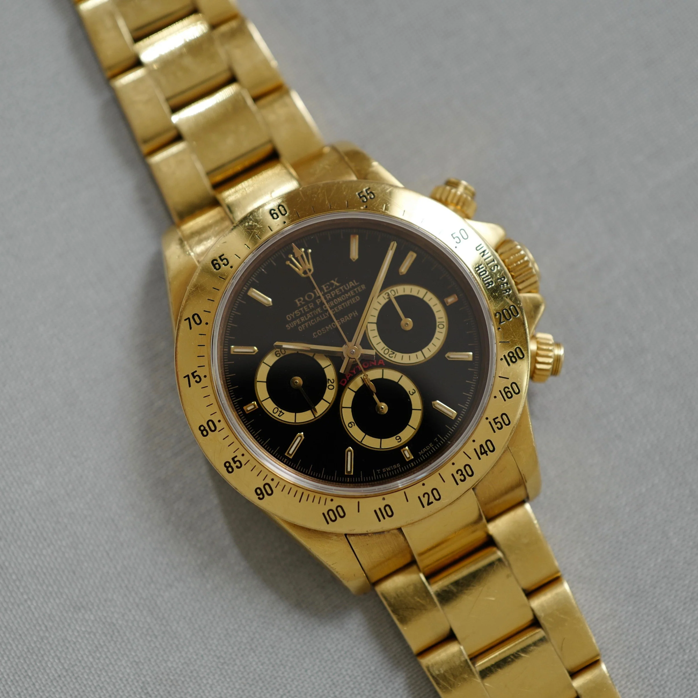 Rolex Yellow Gold Cosmograph R-Series Floating Daytona Watch Ref. 16528 - Image 6