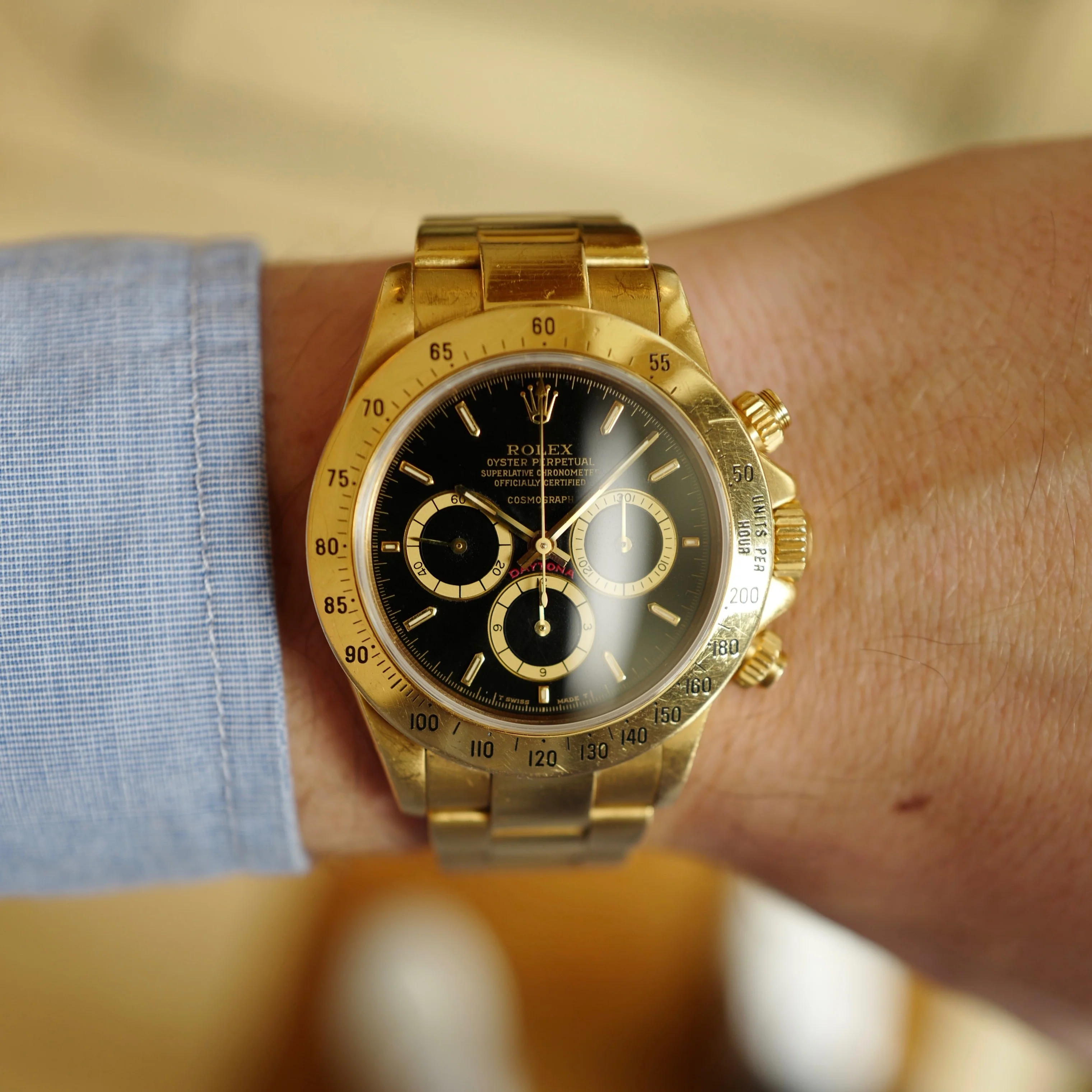Rolex Yellow Gold Cosmograph R-Series Floating Daytona Watch Ref. 16528 - Image 8