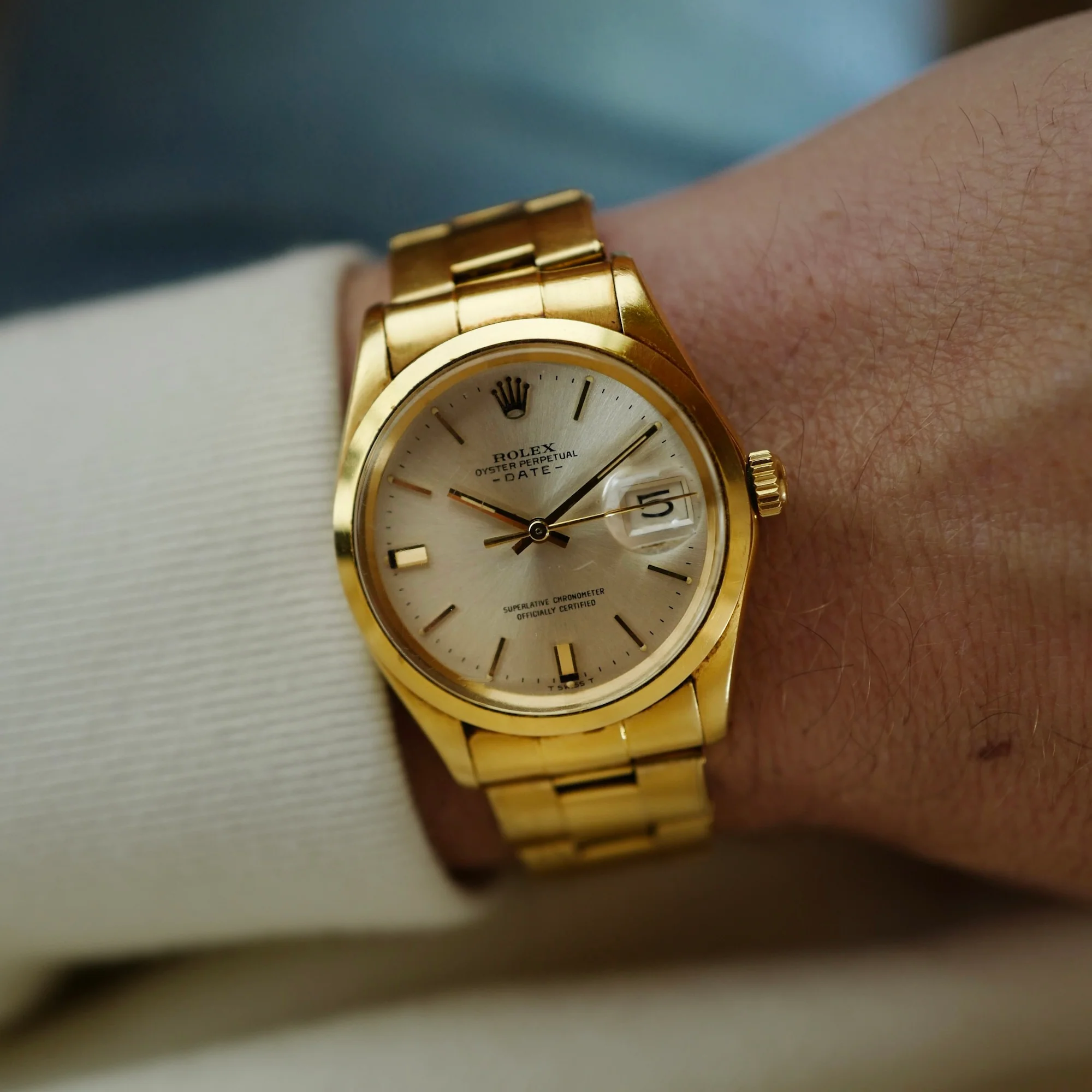 Rolex Yellow Gold Date Ref. 1500 - Image 3