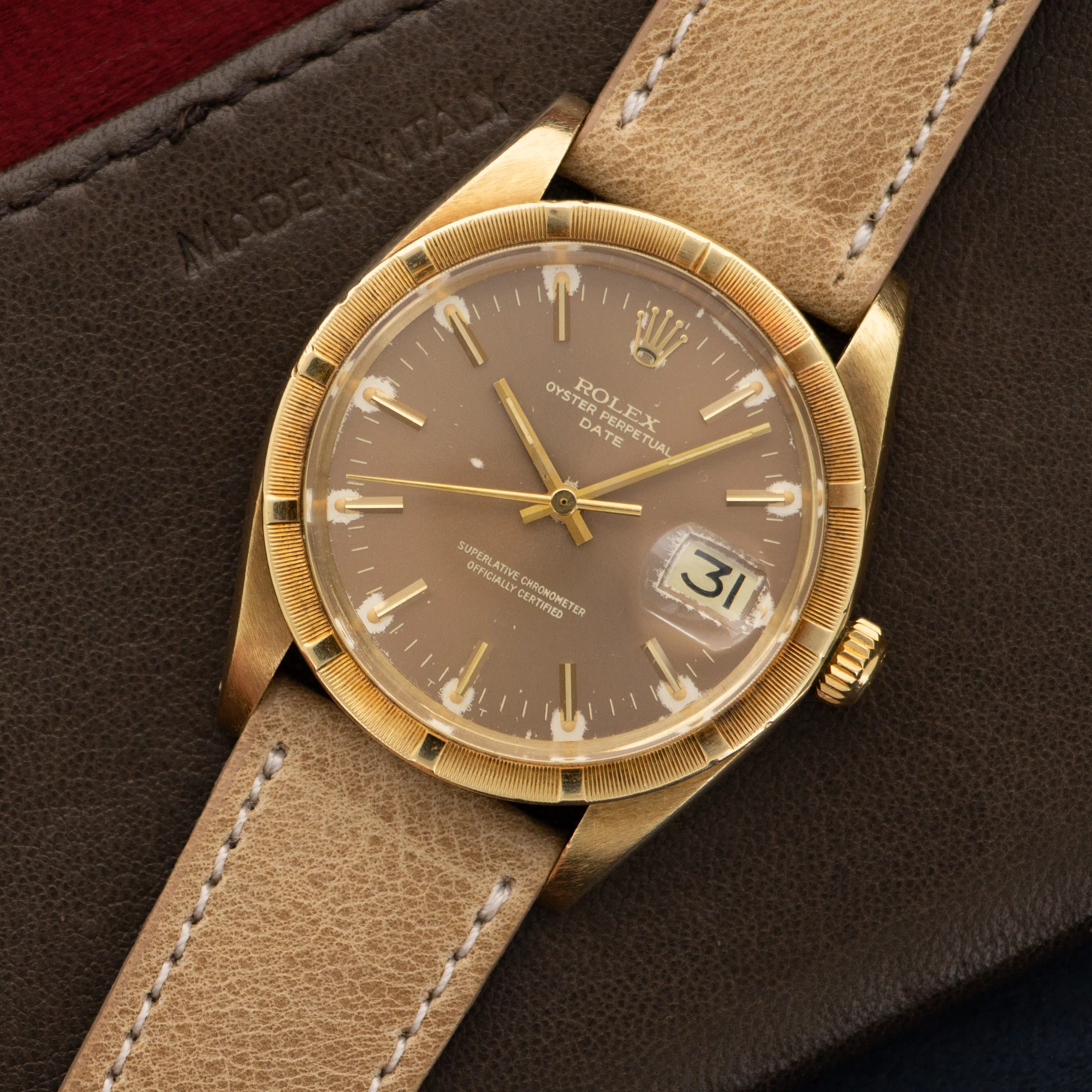 Rolex Yellow Gold Date Watch Ref. 1501 - Image 2