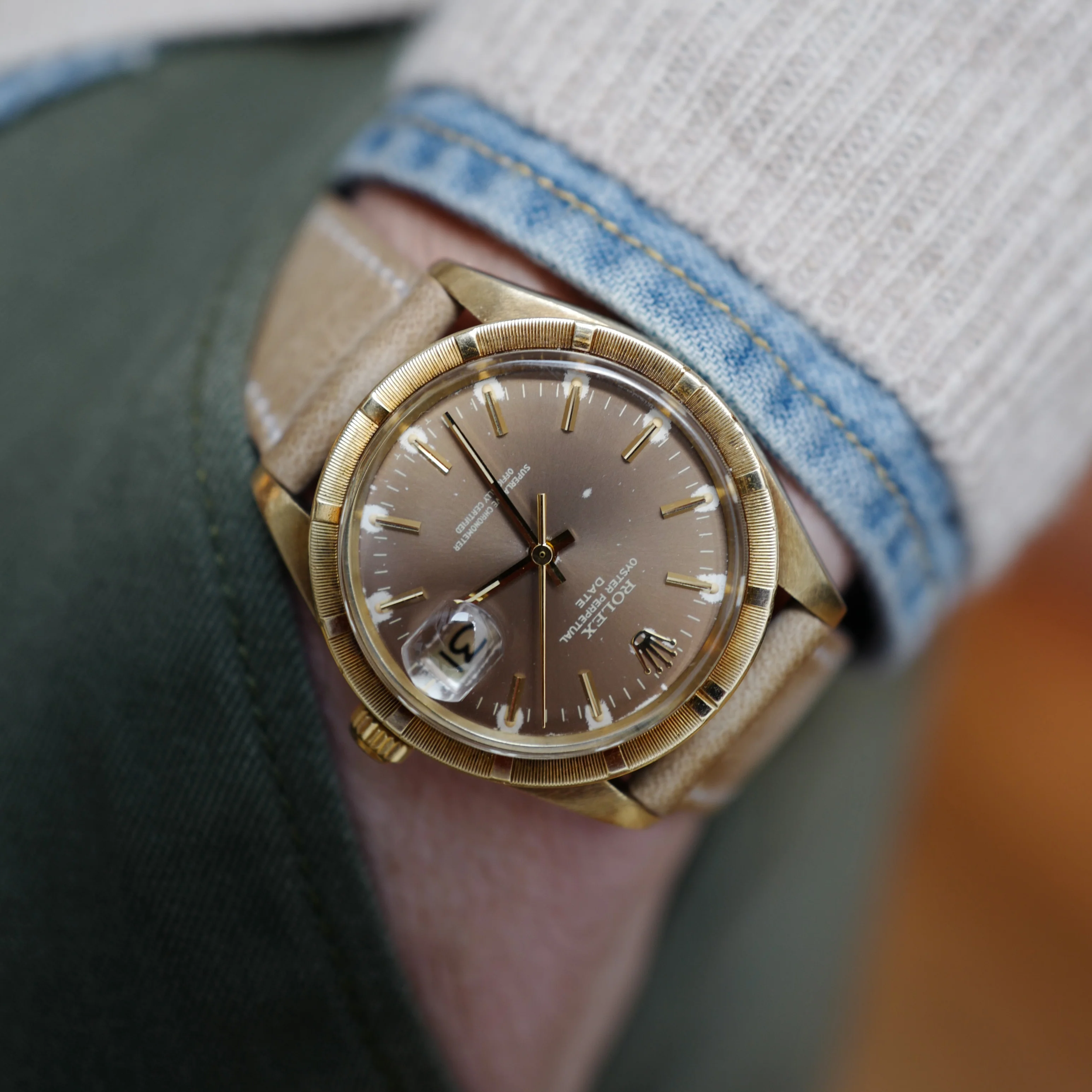 Rolex Yellow Gold Date Watch Ref. 1501 - Image 8