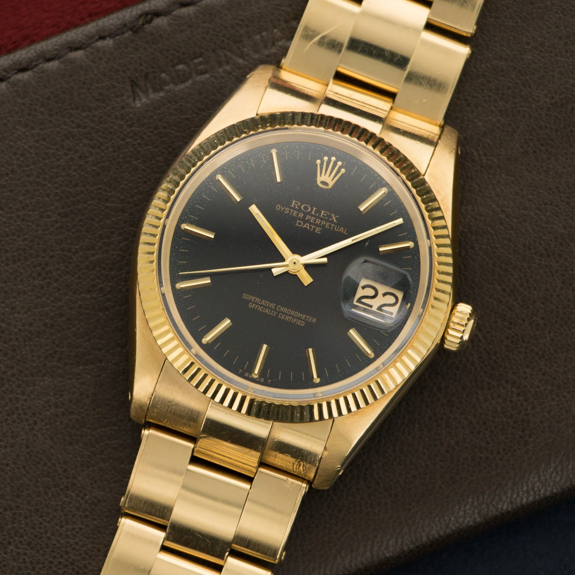 Rolex Yellow Gold Date Watch Ref. 1503 - Image 2