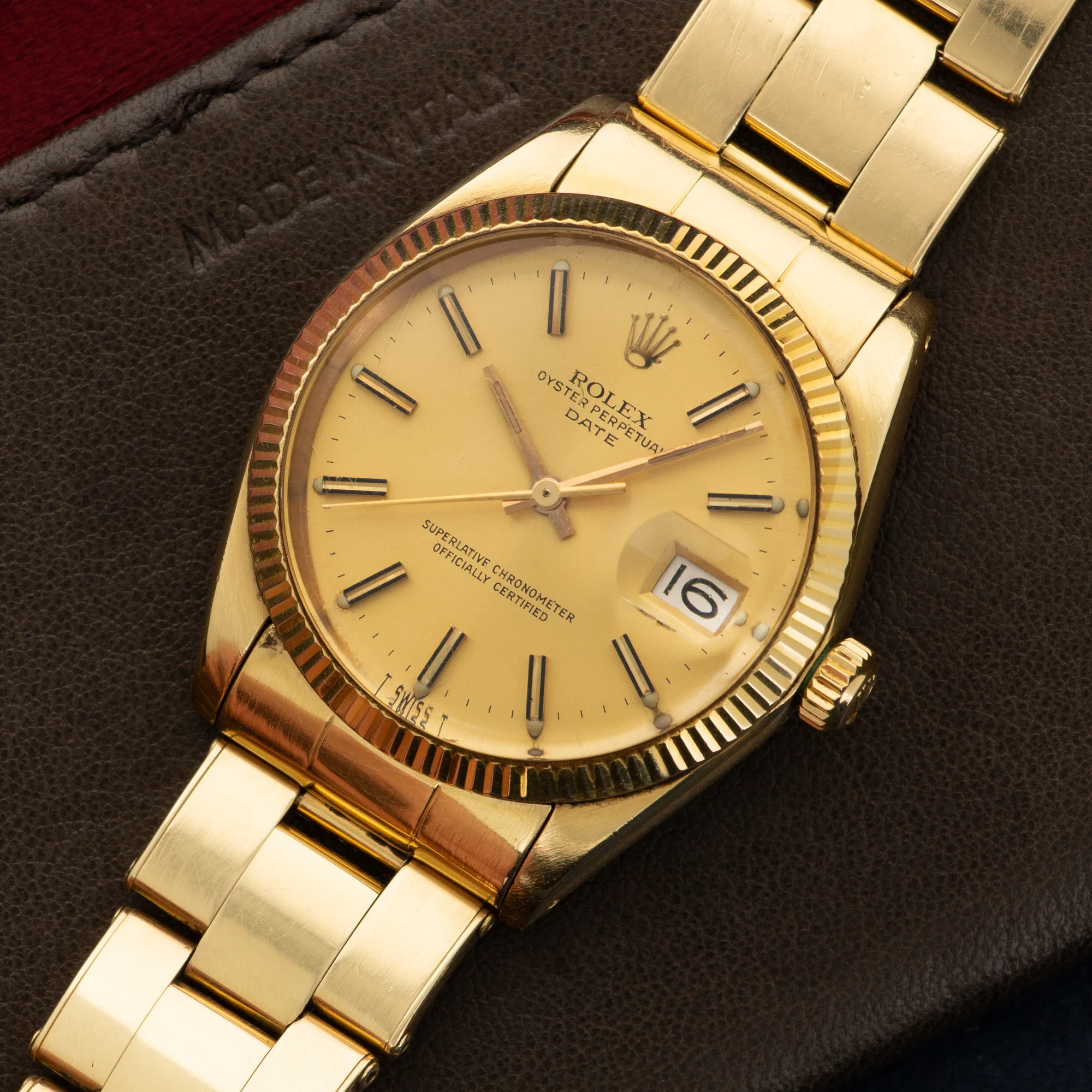 Rolex Yellow Gold Date Watch Ref. 1503 - Image 2
